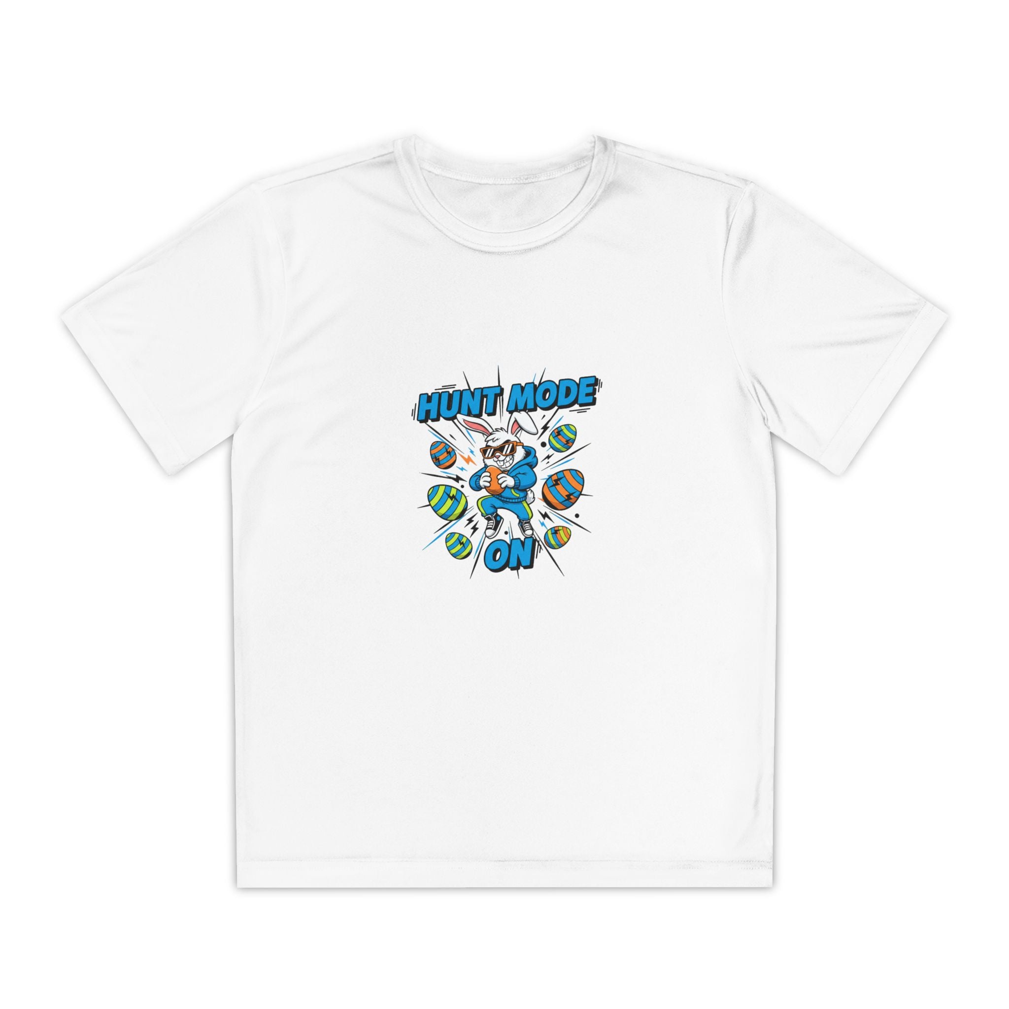 Hunt Mode On Youth T-Shirt | Hunting Mascot Tee