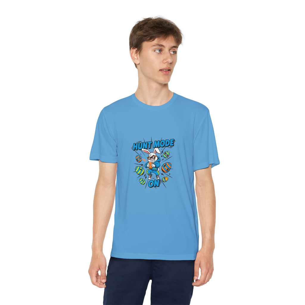 Hunt Mode On Youth T-Shirt | Hunting Mascot Tee
