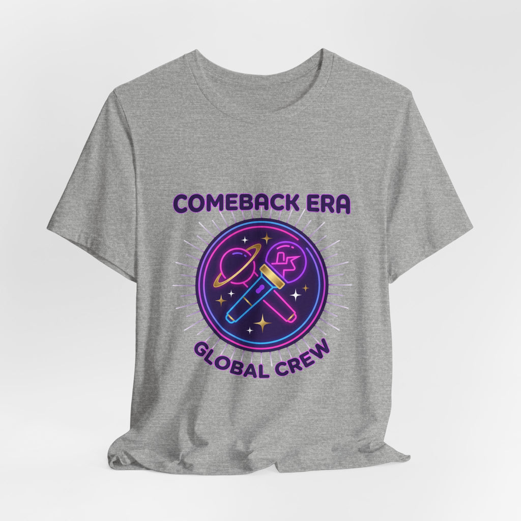 Comeback Era Lightstick Tee | K-pop Stan, Purple Era Fan Chant Shirt