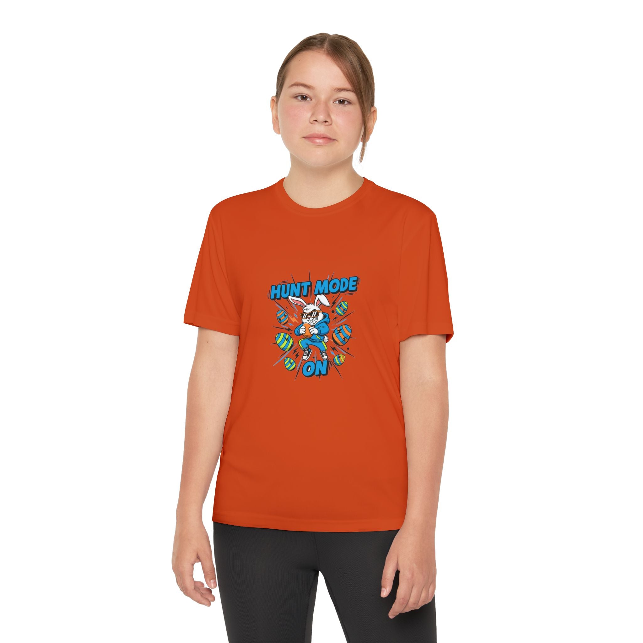 Hunt Mode On Youth T-Shirt | Hunting Mascot Tee