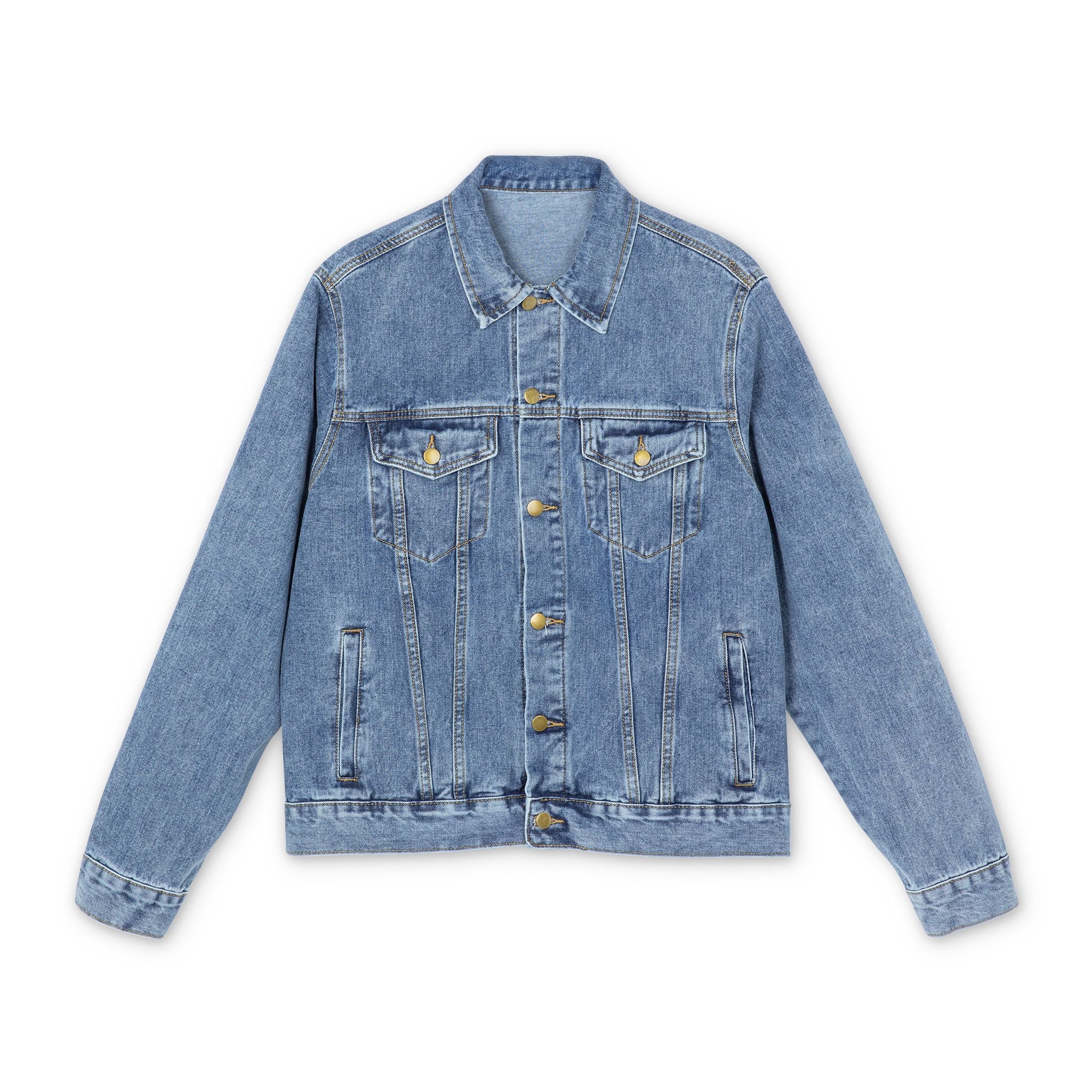 Comeback Era Online denim jacket | retro heart soundwave graphic