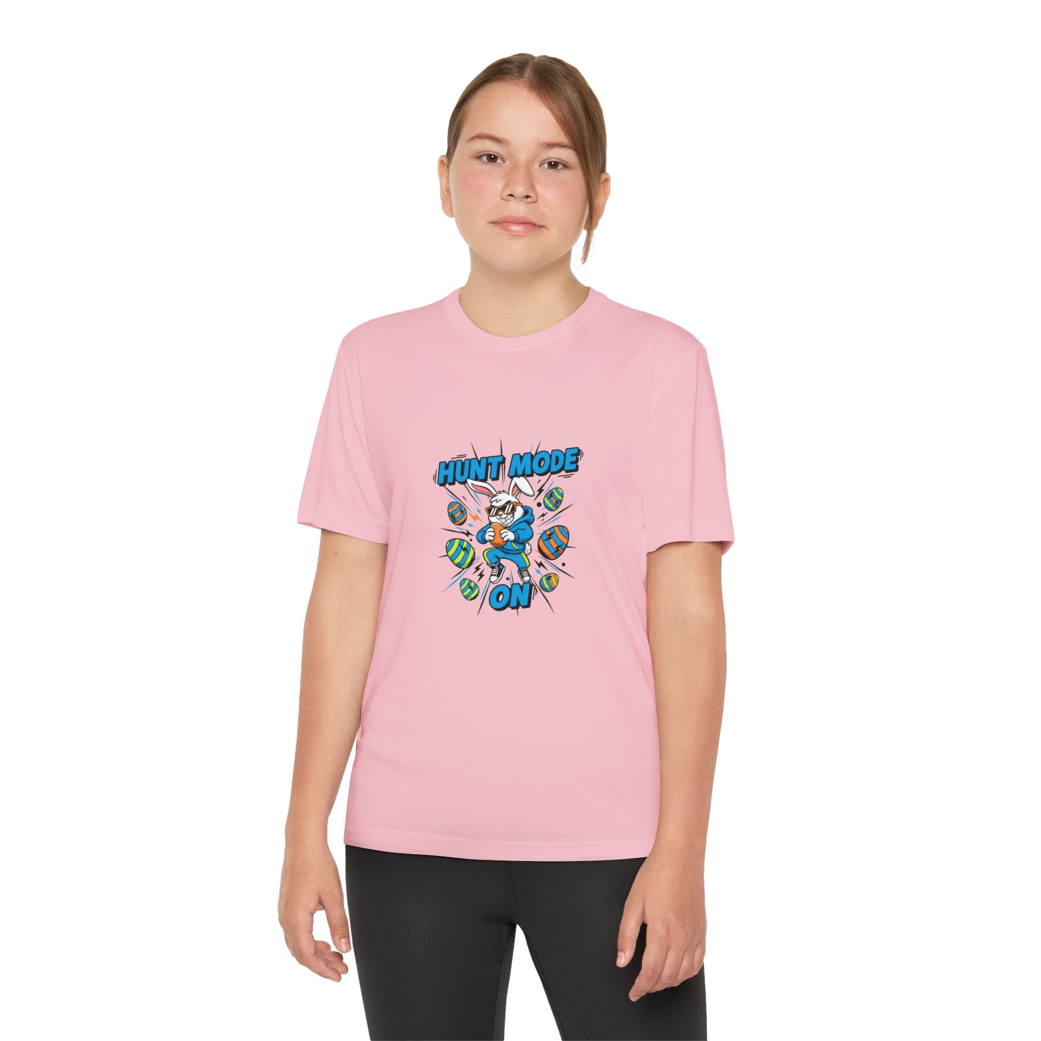 Hunt Mode On Youth T-Shirt | Hunting Mascot Tee