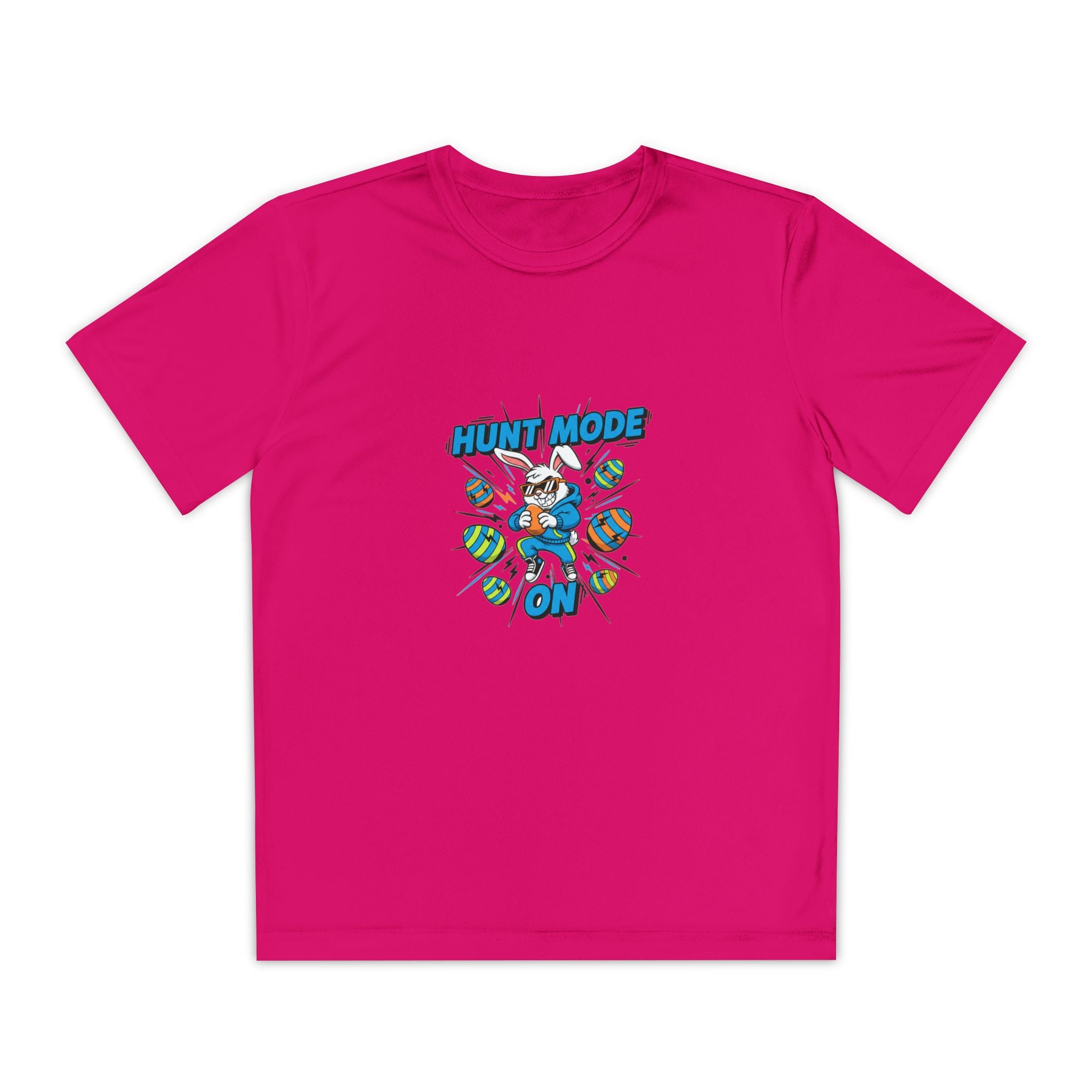 Hunt Mode On Youth T-Shirt | Hunting Mascot Tee
