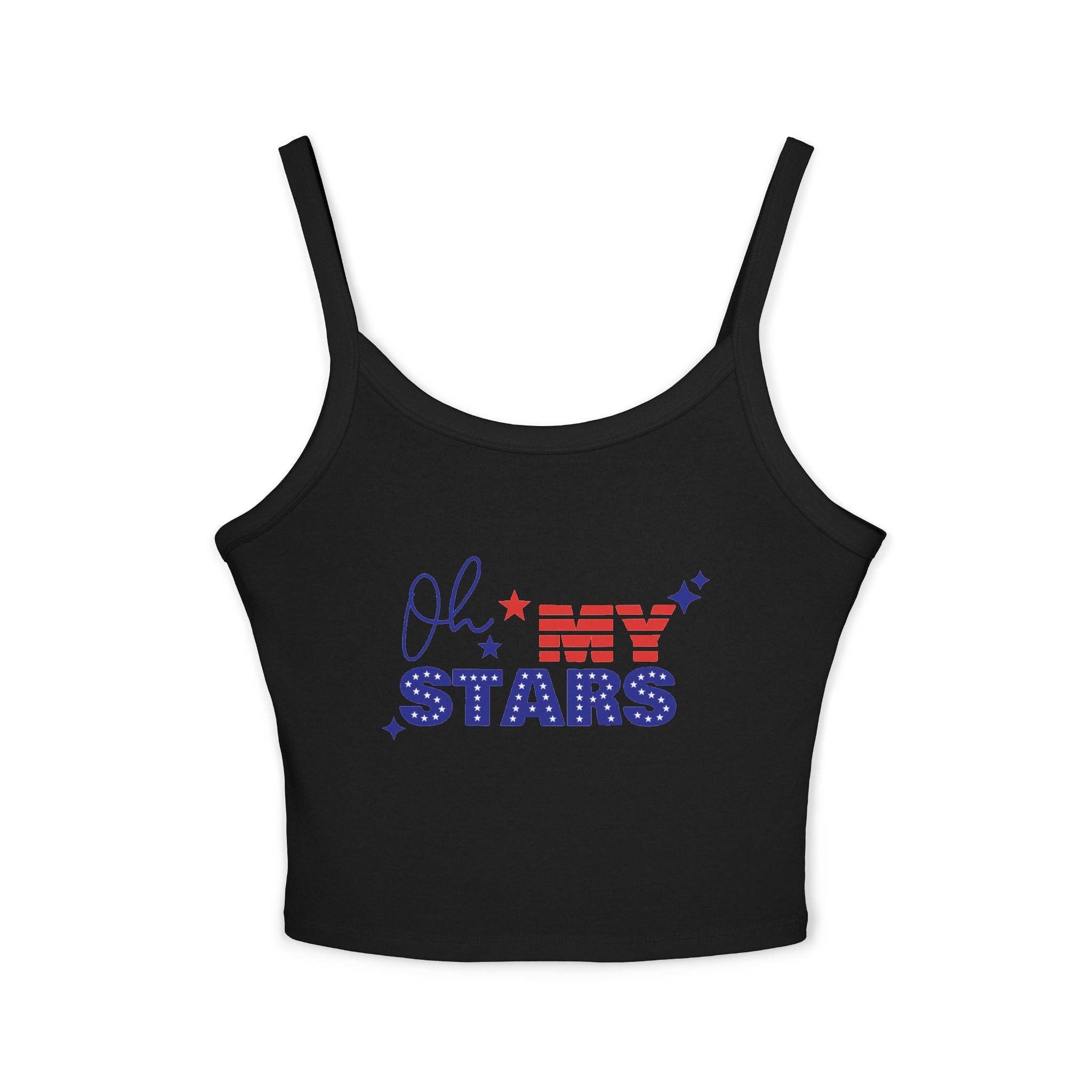 Oh My Stars tank top | Patriotic USA flag lettering, Fourth of July