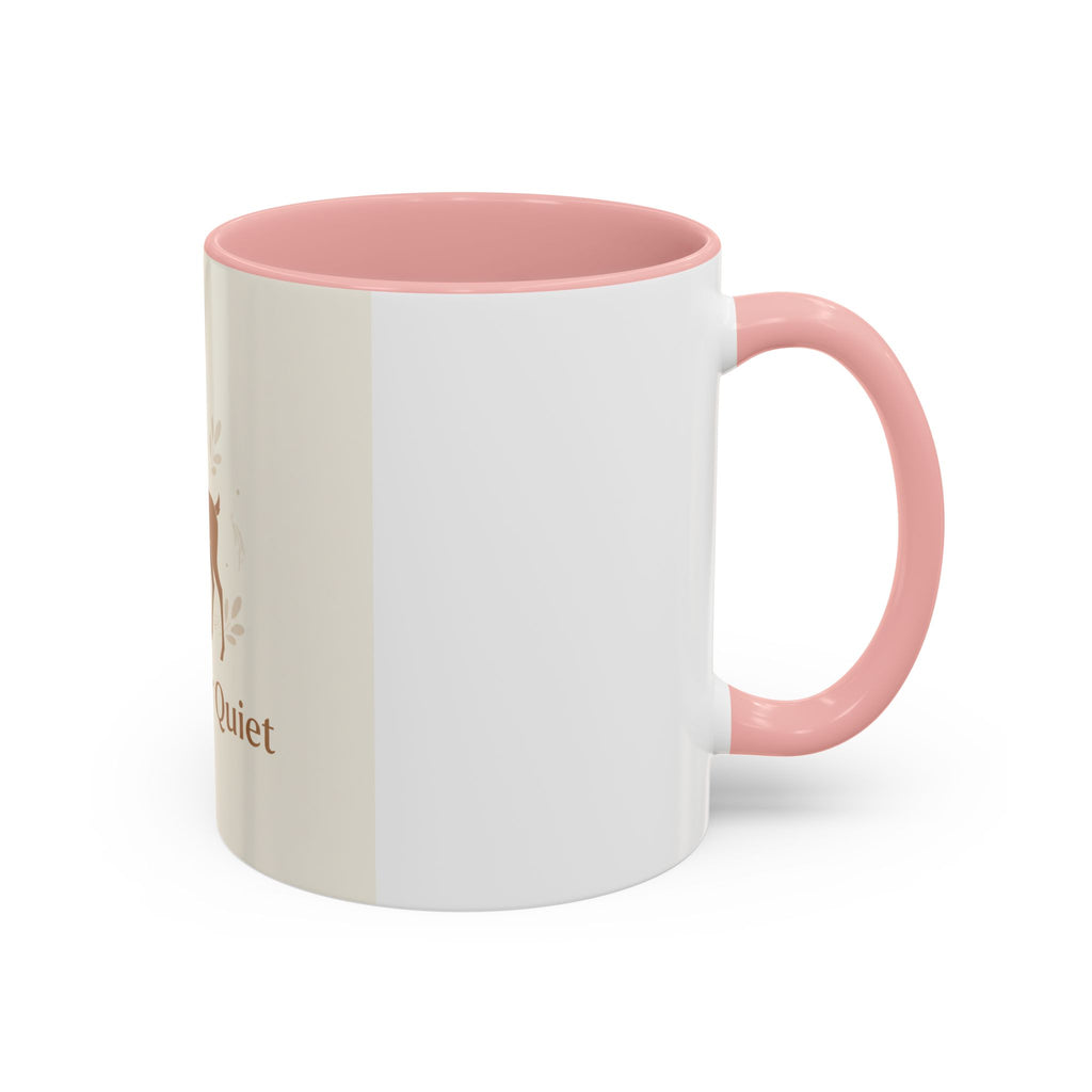 Find Your Quiet Deer Coffee Mug — Rustic Motivational Accent Mug