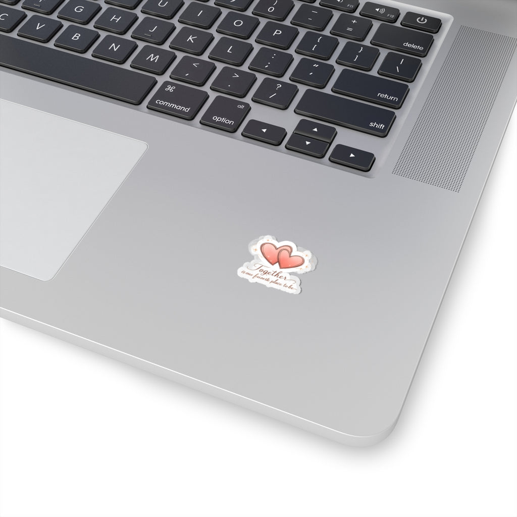Together heart design Stickers | date night at home, cozy couple