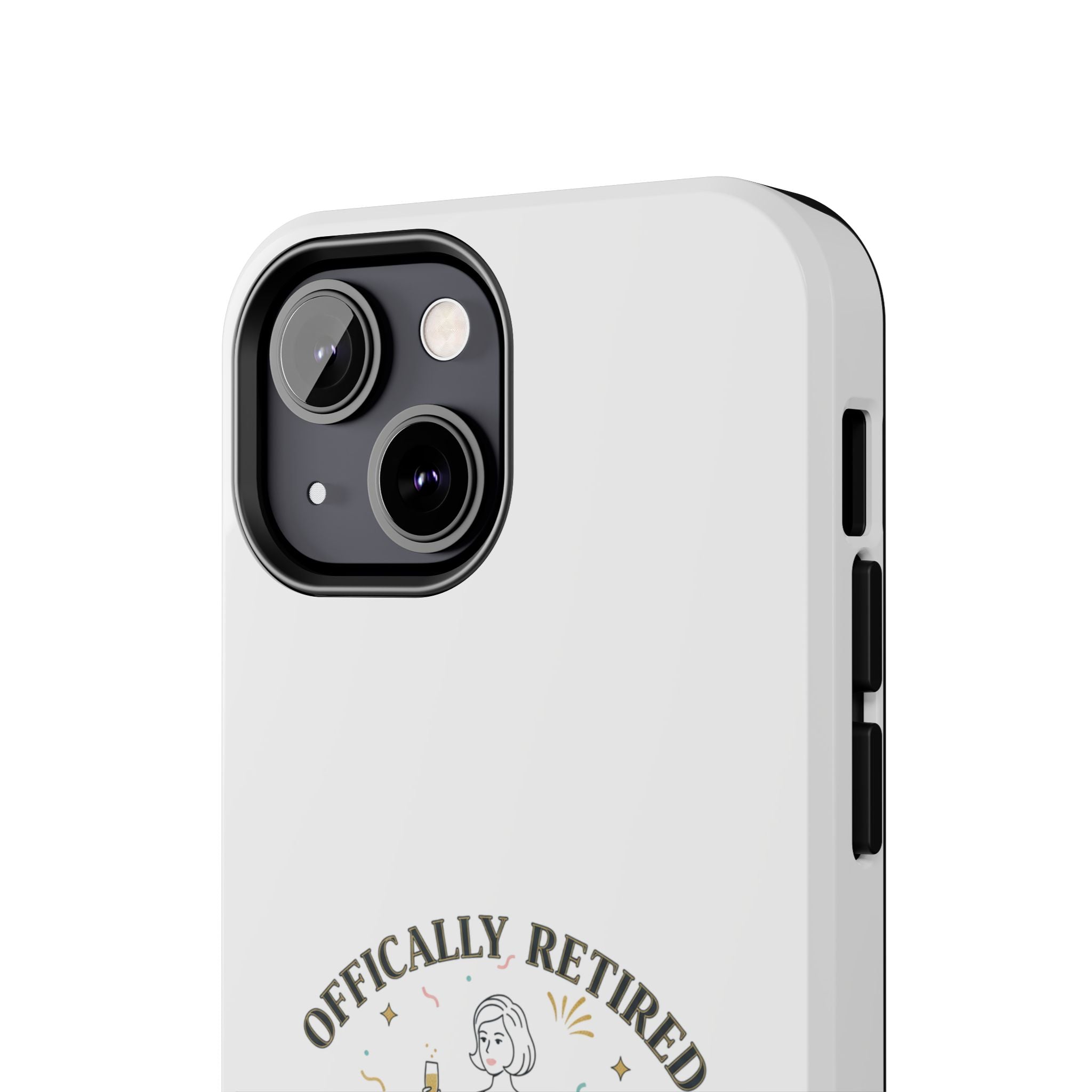 Officially Retired Still Fabulous Phone Case | Retirement, Retro Lady