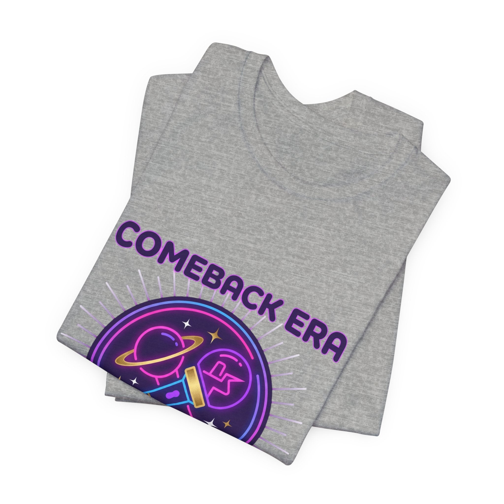 Comeback Era Lightstick Tee | K-pop Stan, Purple Era Fan Chant Shirt