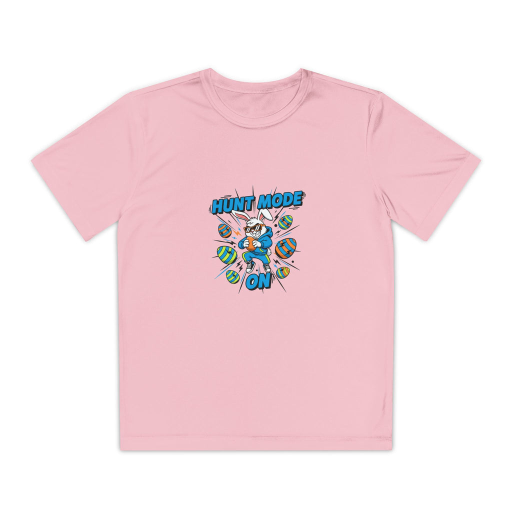 Hunt Mode On Youth T-Shirt | Hunting Mascot Tee
