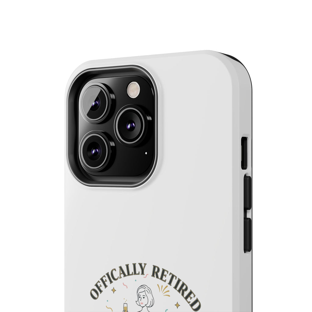 Officially Retired Still Fabulous Phone Case | Retirement, Retro Lady