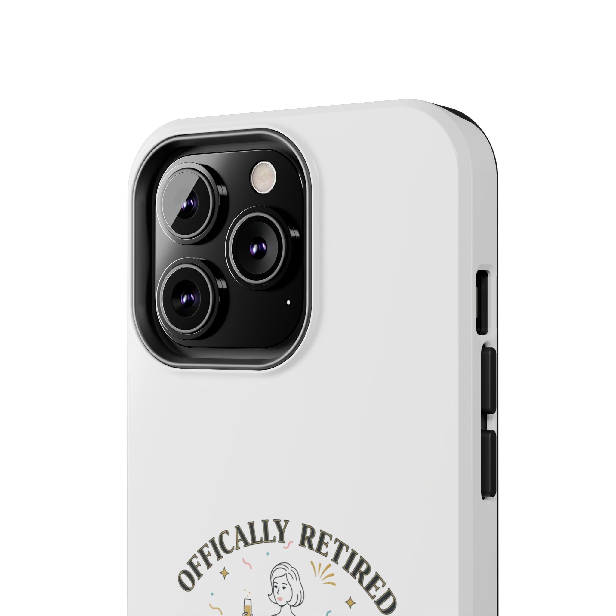 Officially Retired Still Fabulous Phone Case | Retirement, Retro Lady