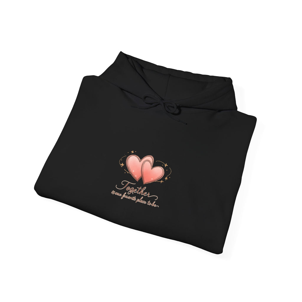 Together Time Heart Hoodie | date night at home, cozy couple