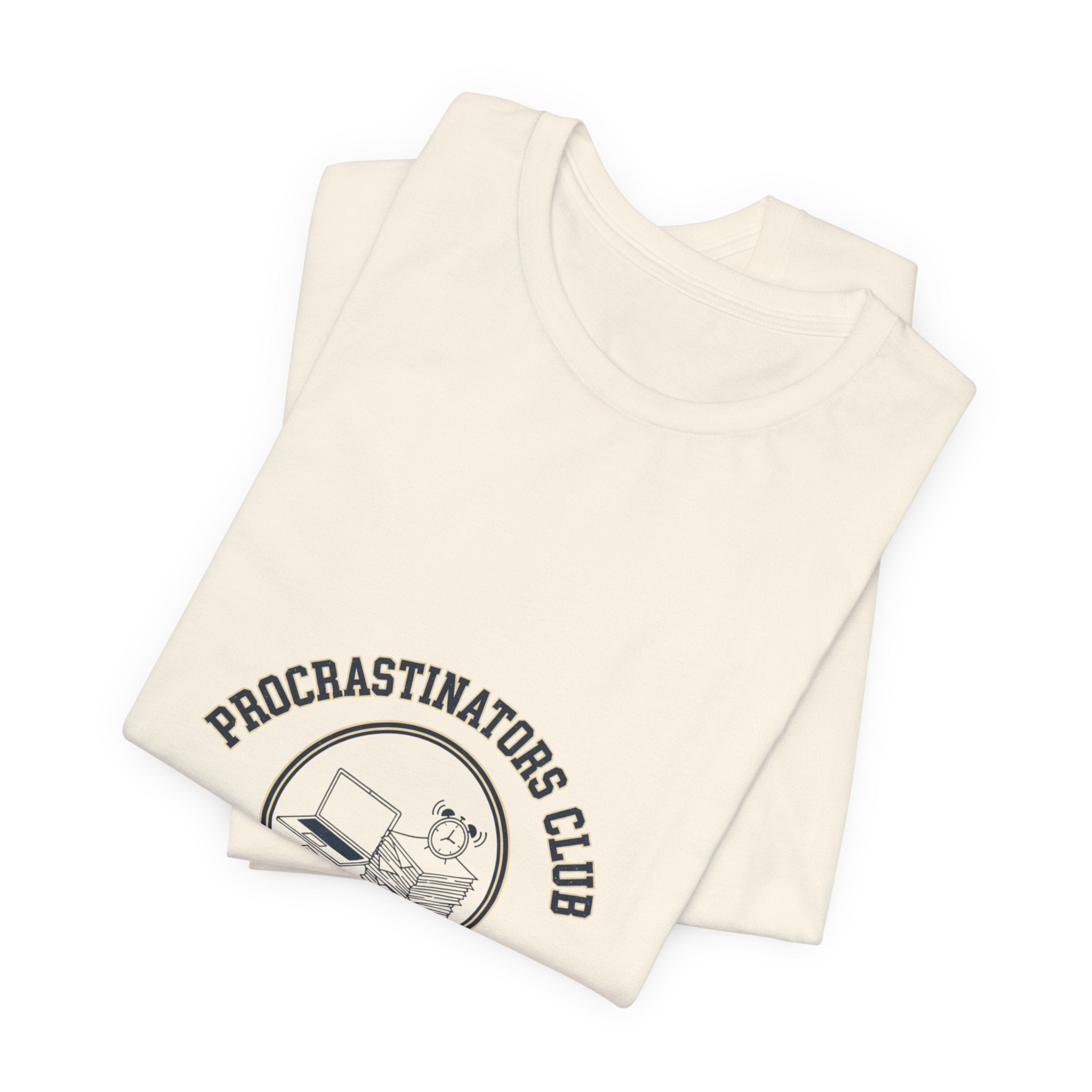 Procrastinators Club Tee | ironic club shirt, varsity style