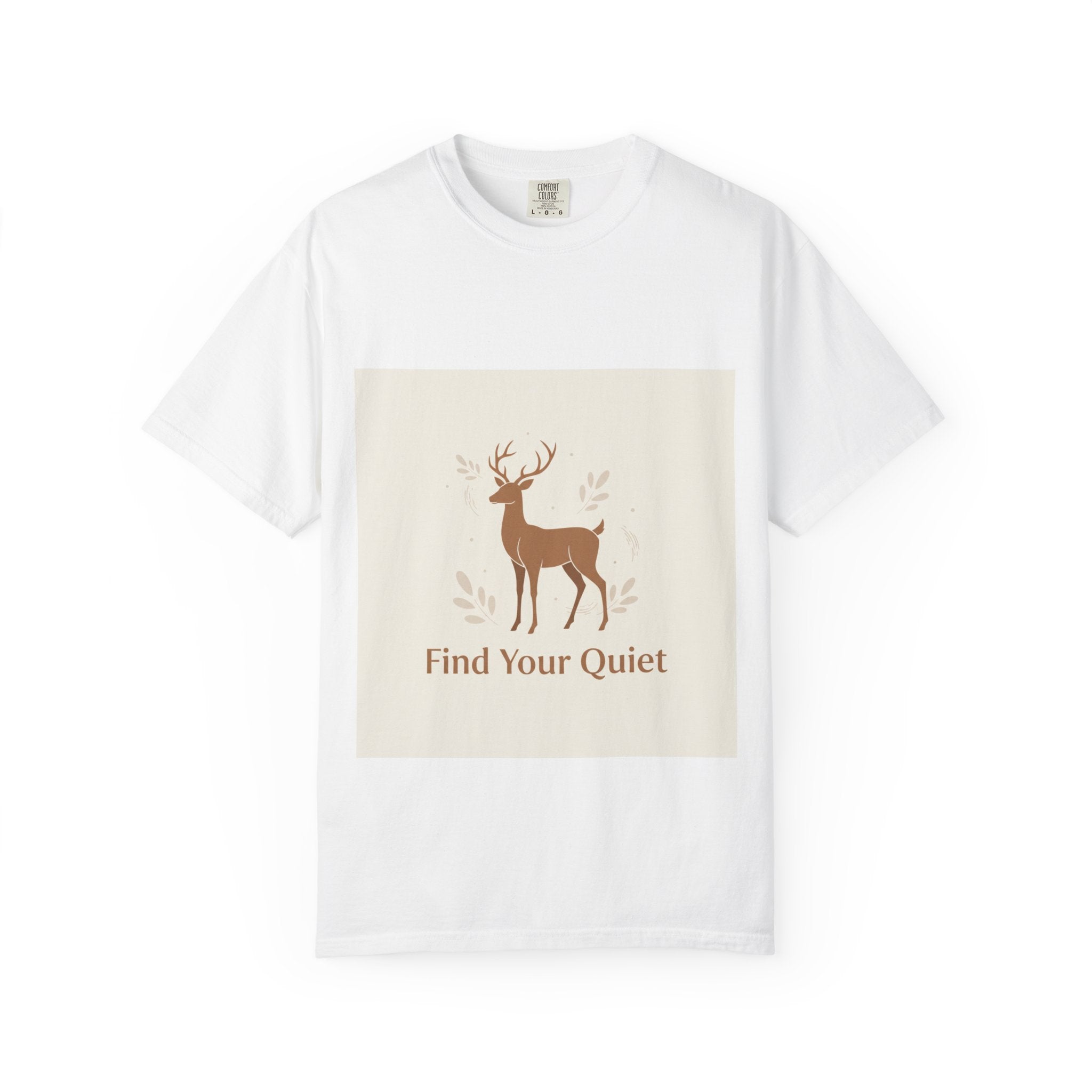 T-shirt with a deer - Find Your Quiet