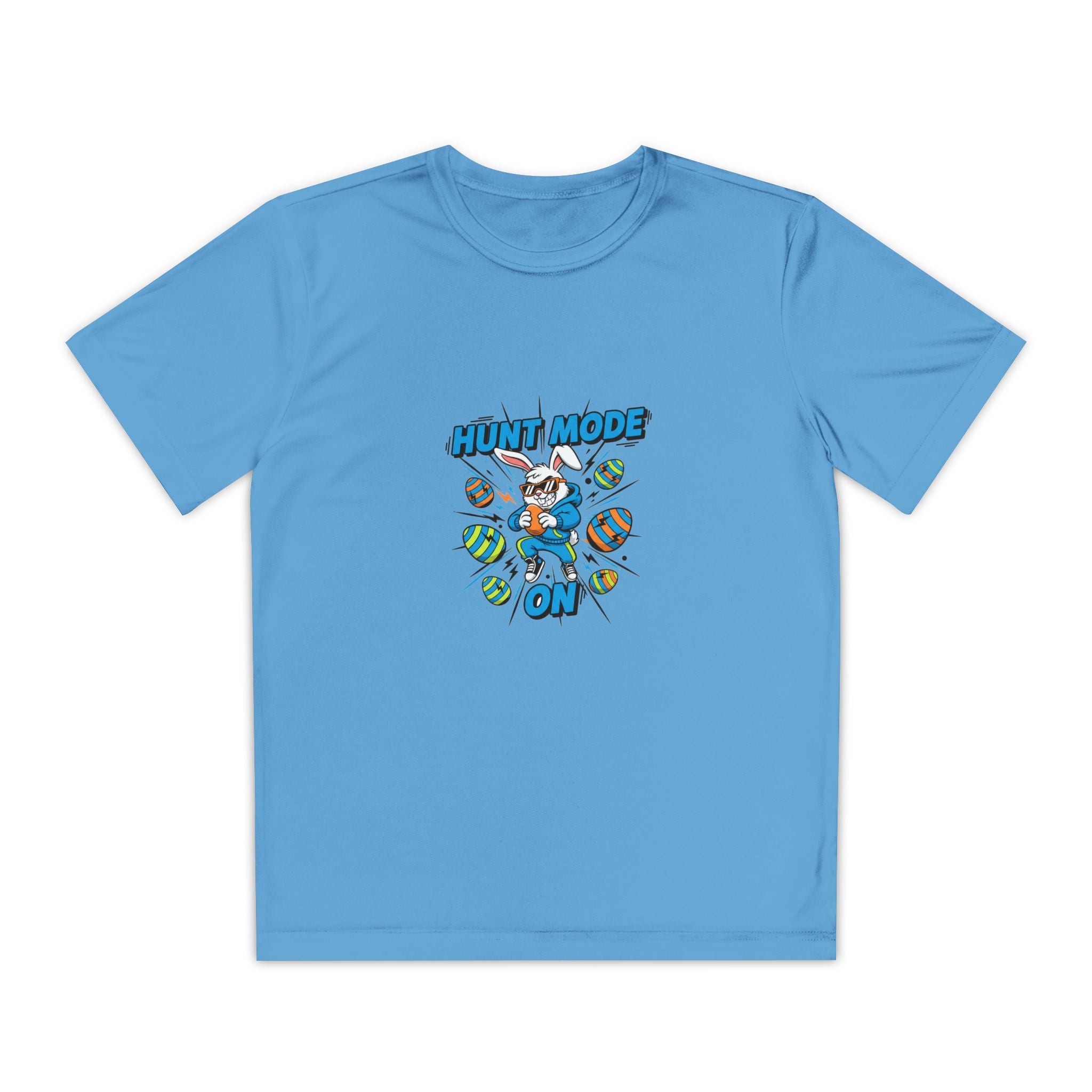 Hunt Mode On Youth T-Shirt | Hunting Mascot Tee