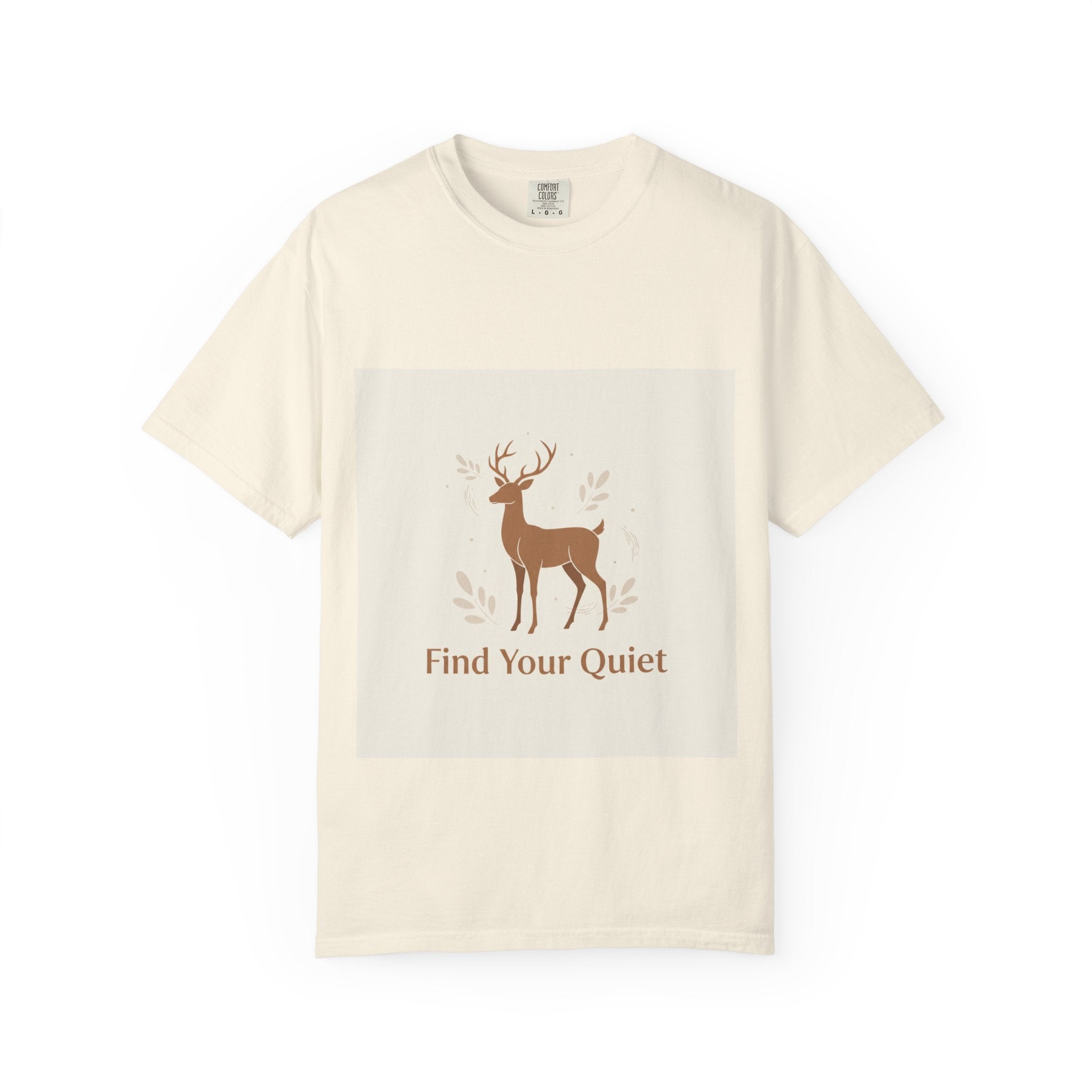 T-shirt with a deer - Find Your Quiet