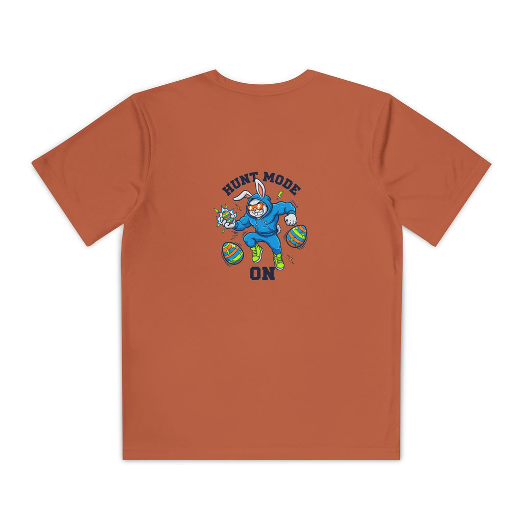 Hunt Mode On Youth T-Shirt | Hunting Mascot Tee