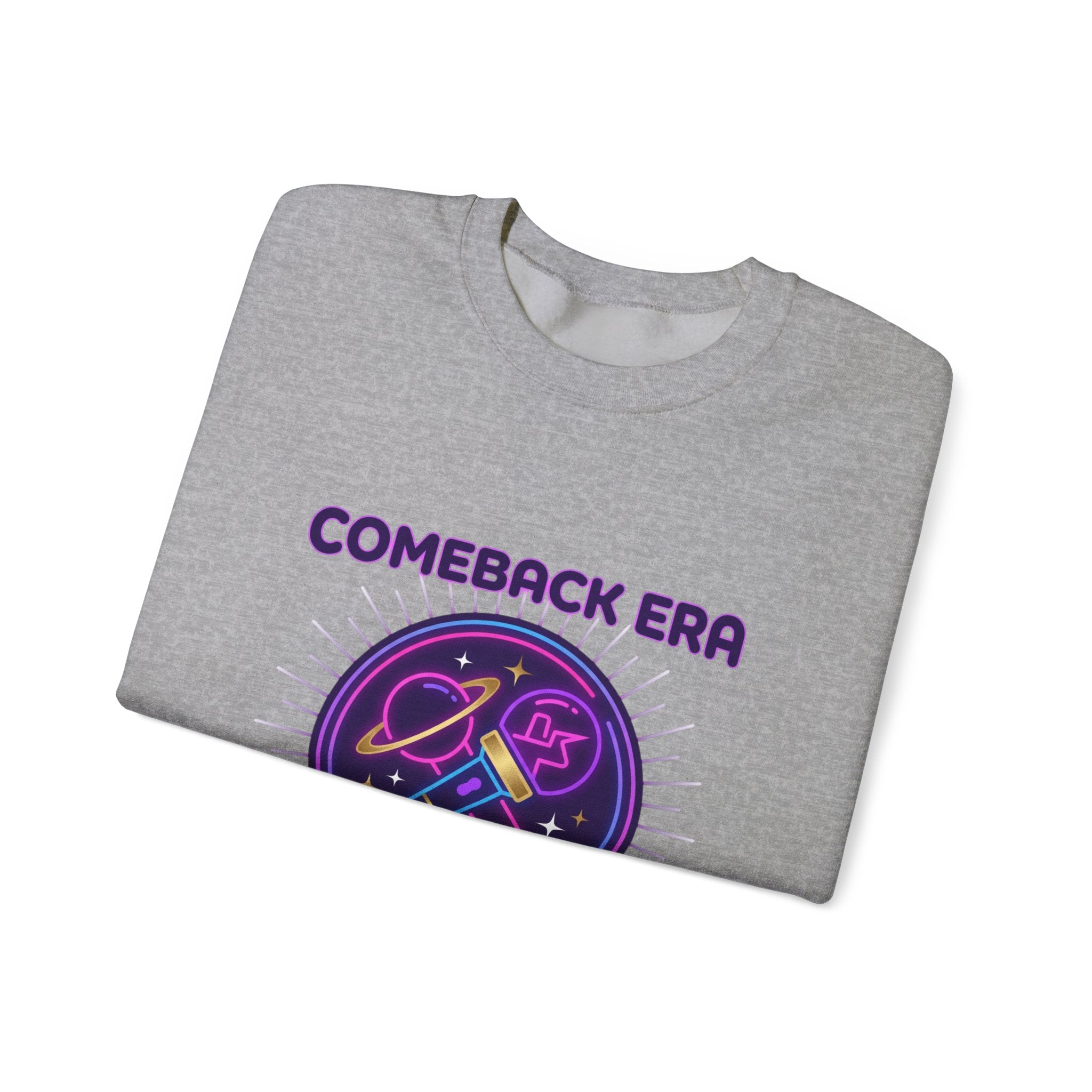 Comeback Era Global Crewneck | K-pop comeback, fan chant, purple era