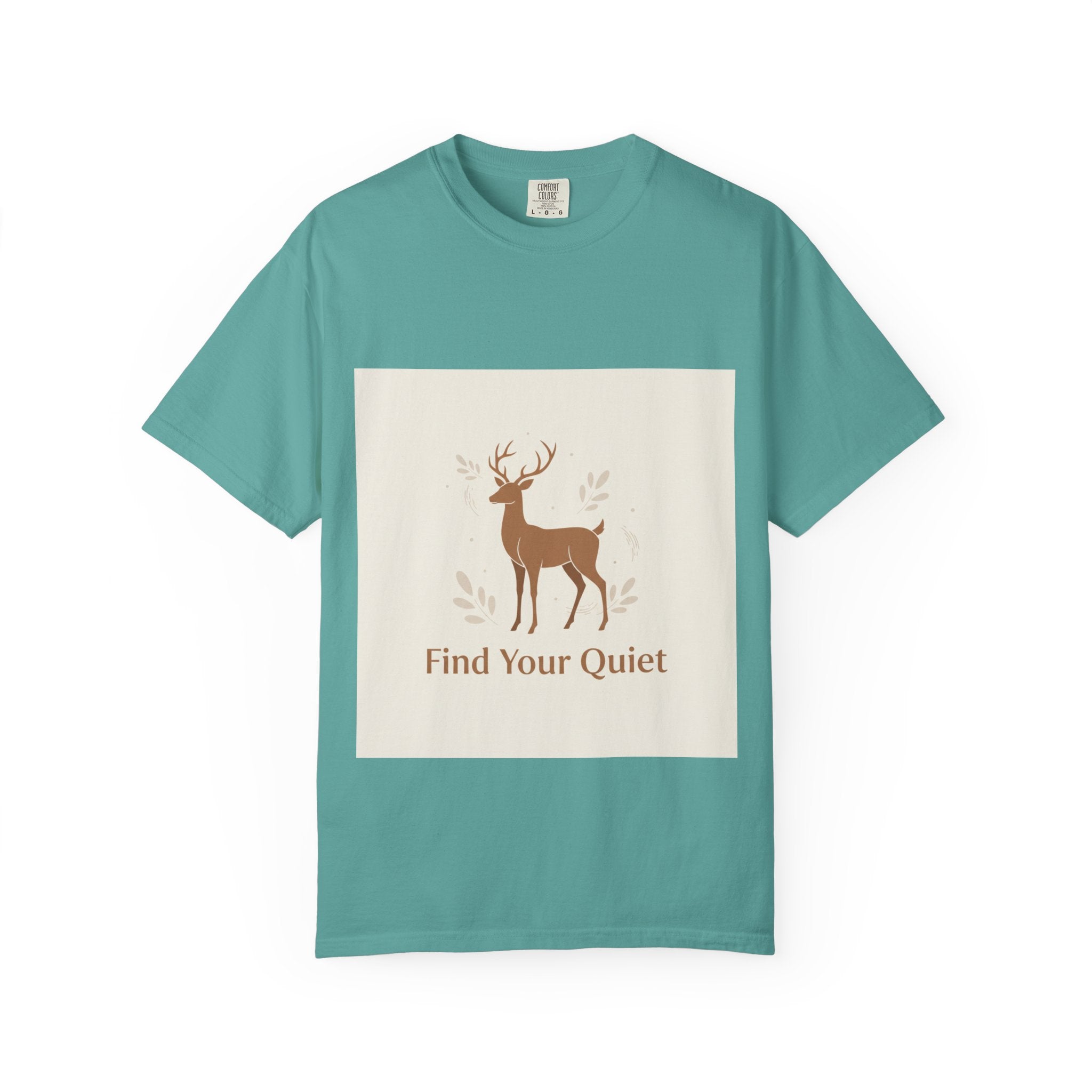 T-shirt with a deer - Find Your Quiet