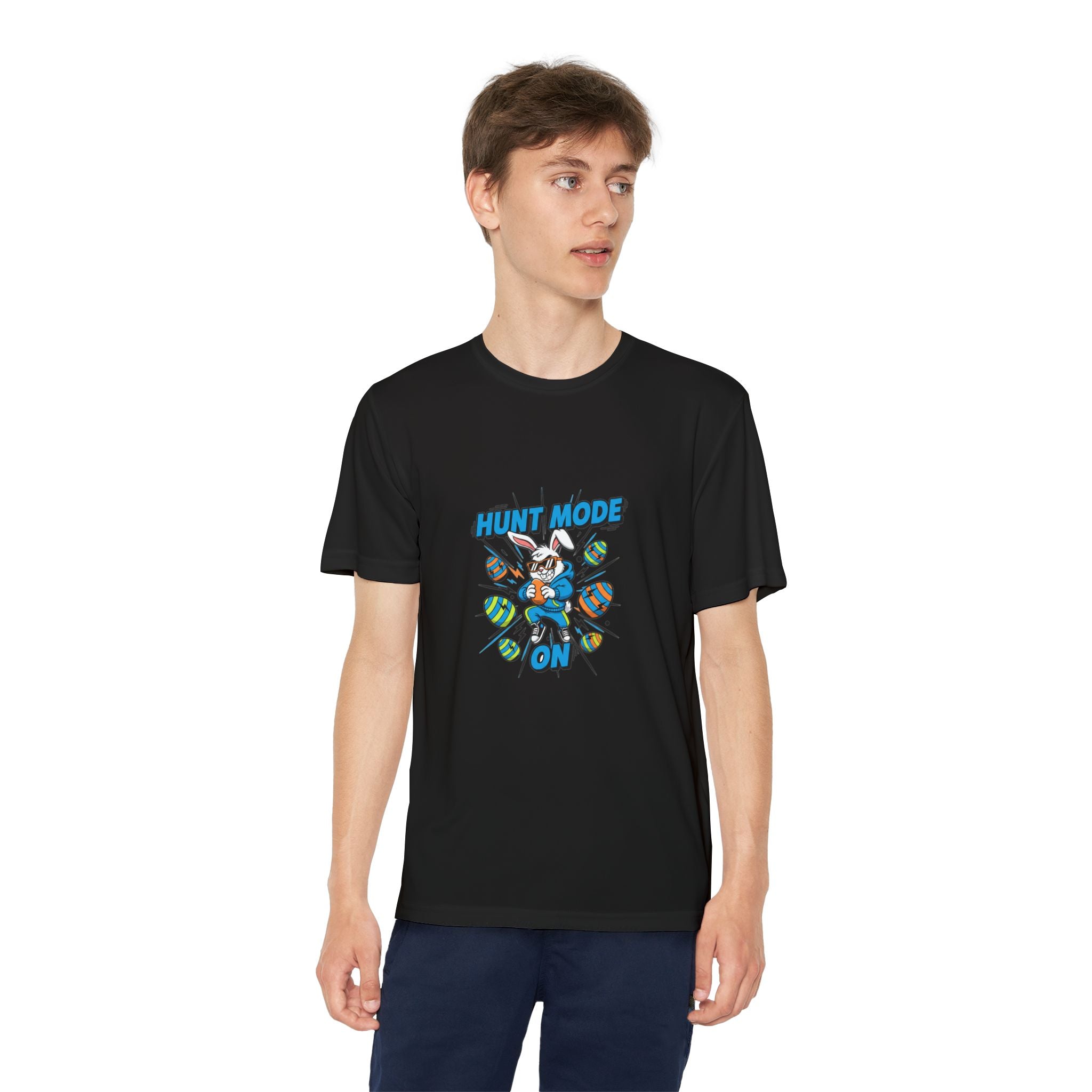 Hunt Mode On Youth T-Shirt | Hunting Mascot Tee
