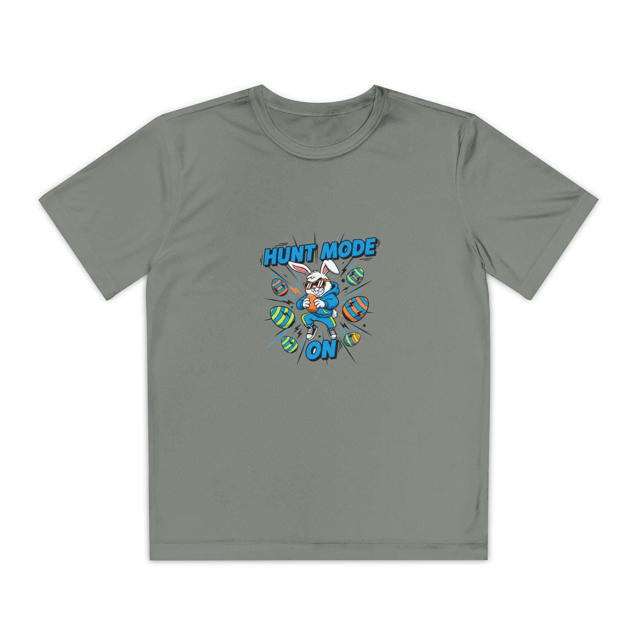Hunt Mode On Youth T-Shirt | Hunting Mascot Tee