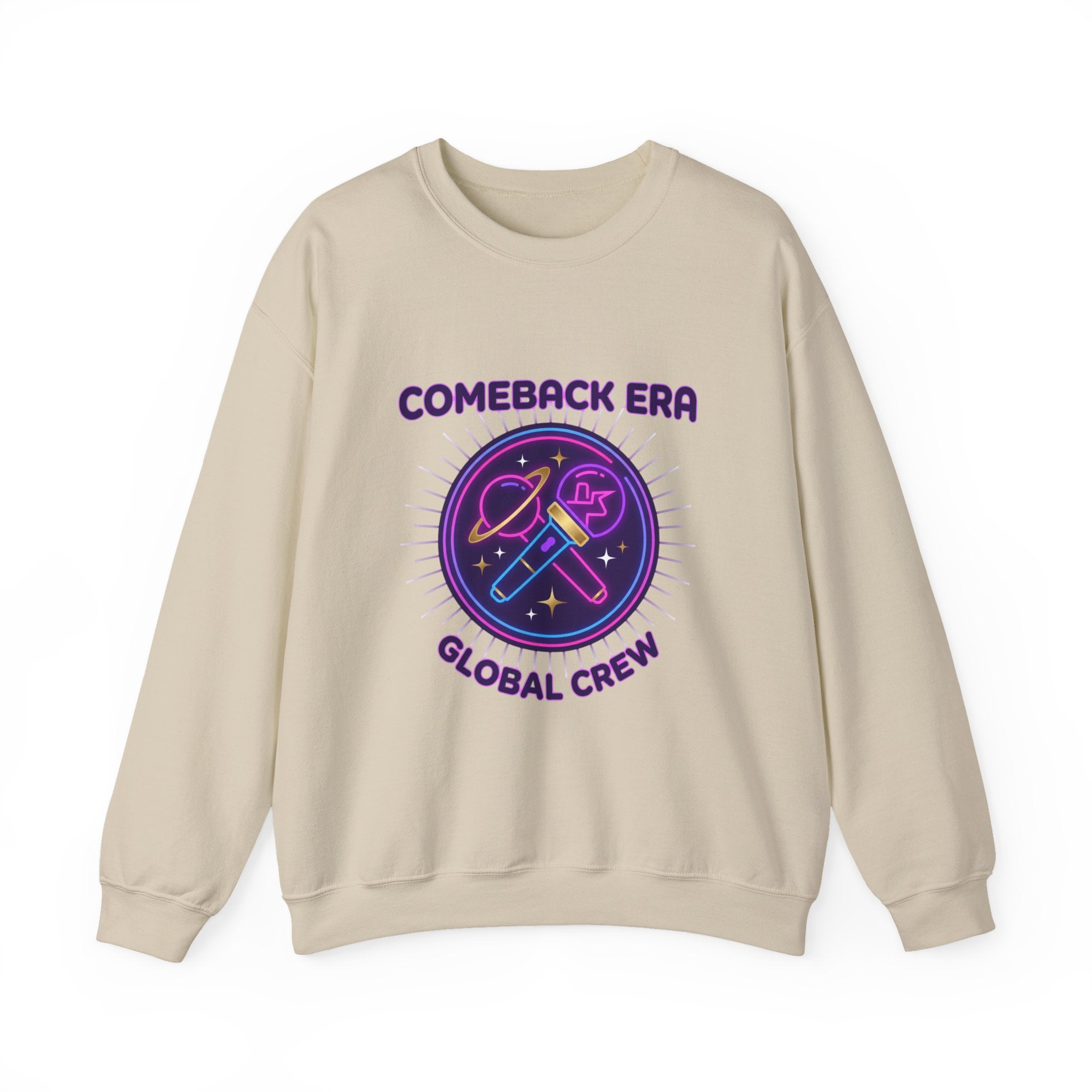 Comeback Era Global Crewneck | K-pop comeback, fan chant, purple era