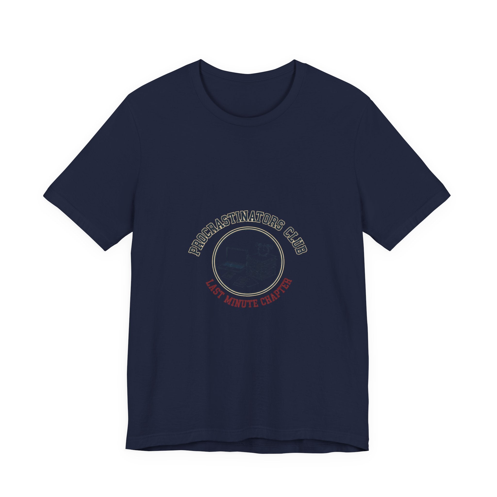 Procrastinators Club Tee | ironic club shirt, varsity style