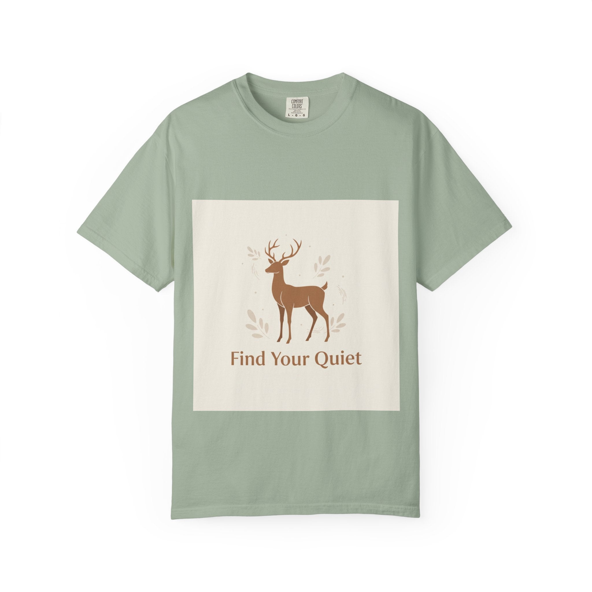 T-shirt with a deer - Find Your Quiet