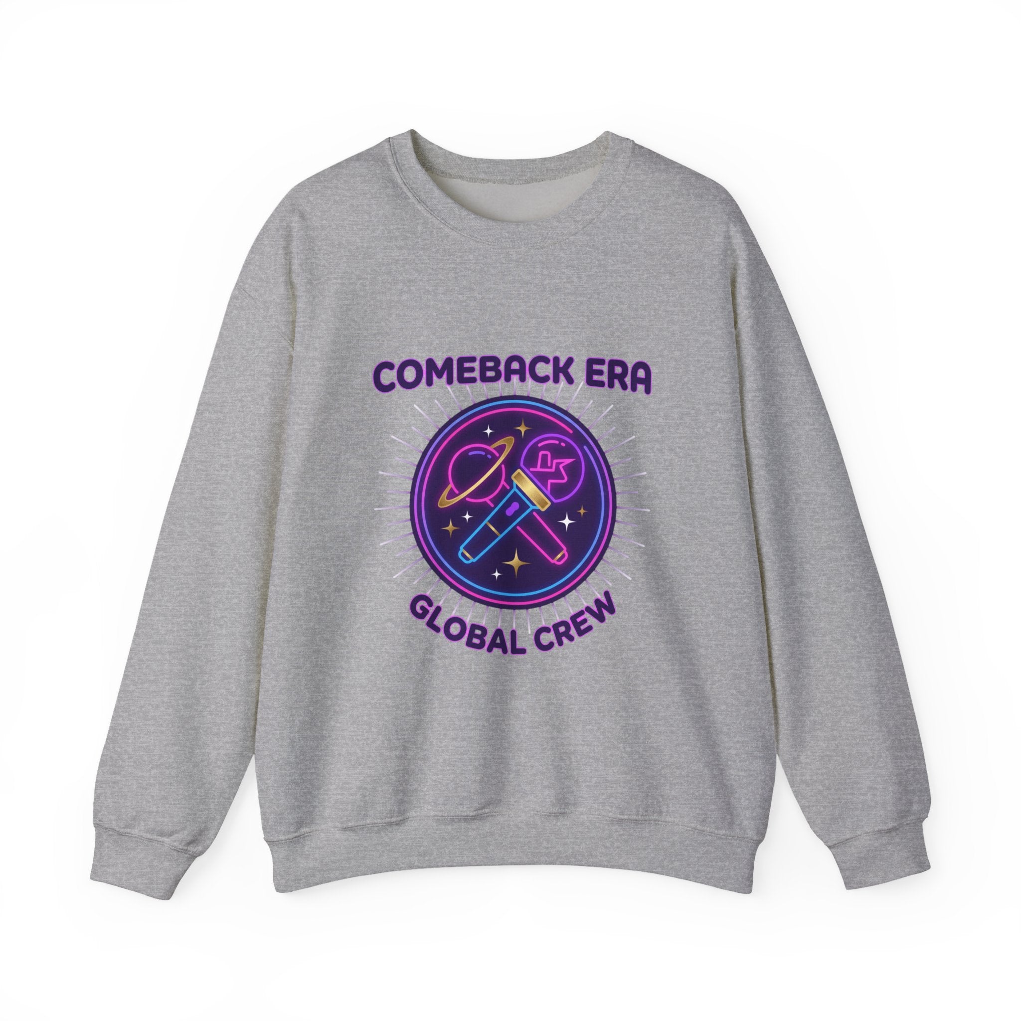 Comeback Era Global Crewneck | K-pop comeback, fan chant, purple era