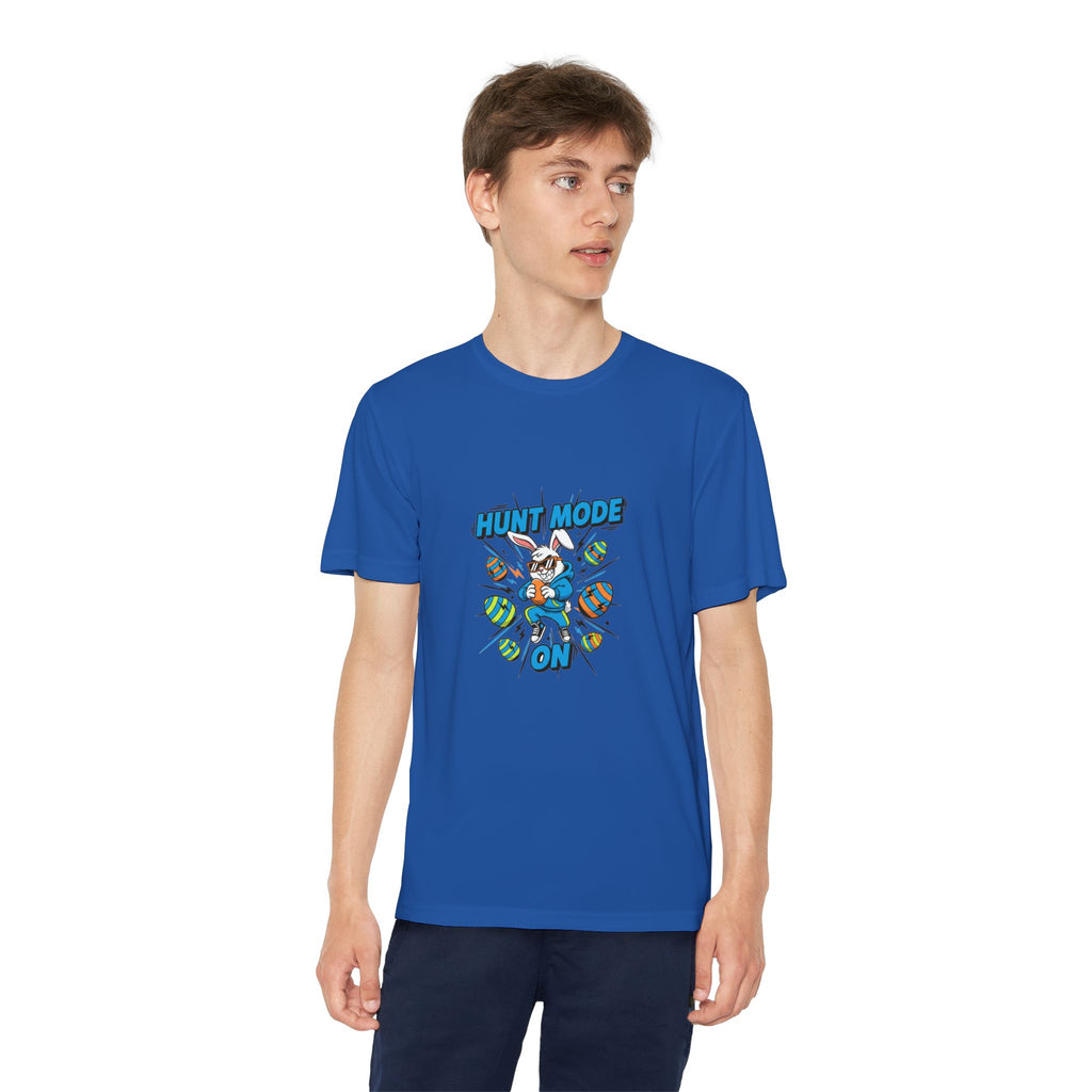 Hunt Mode On Youth T-Shirt | Hunting Mascot Tee