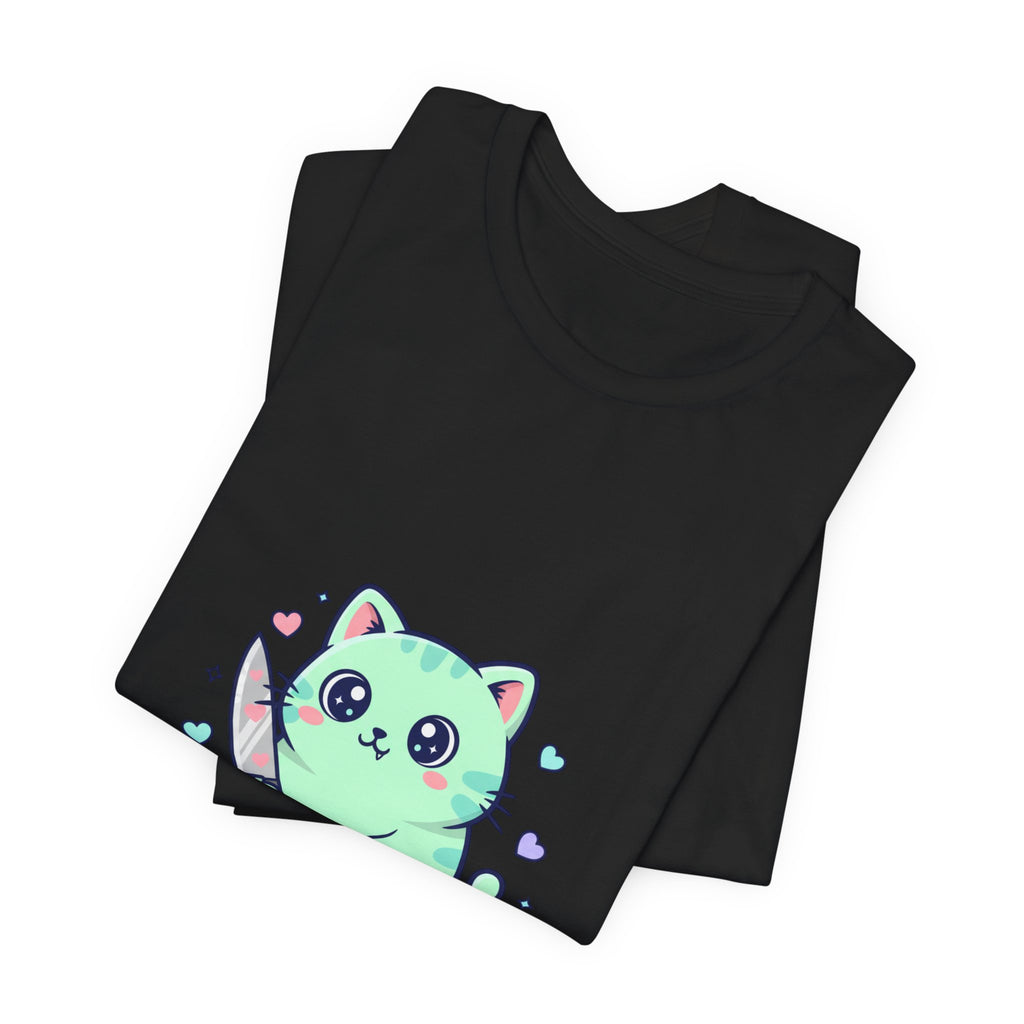 Respectfully No cat tee | Kawaii threat, pastel soft grunge