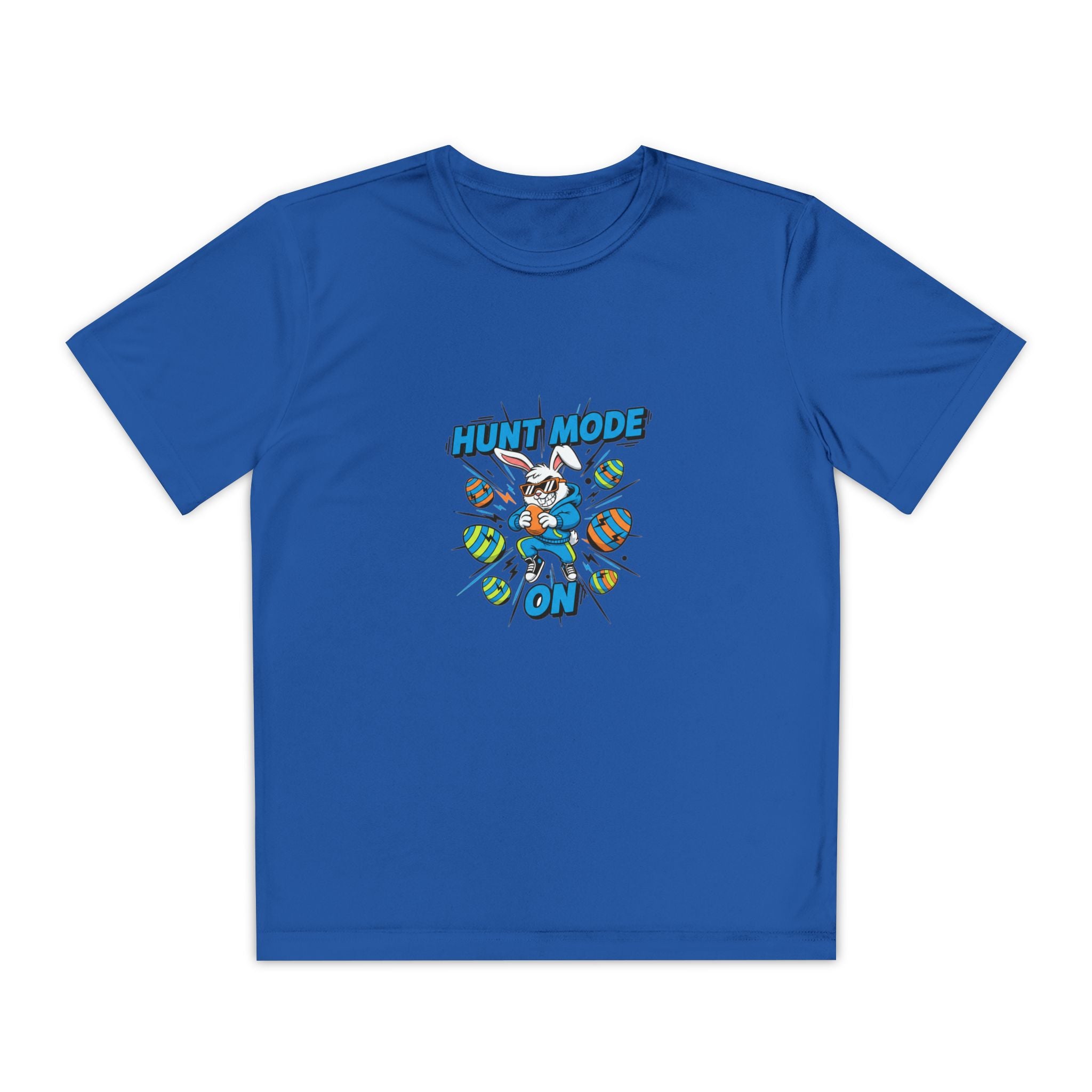 Hunt Mode On Youth T-Shirt | Hunting Mascot Tee