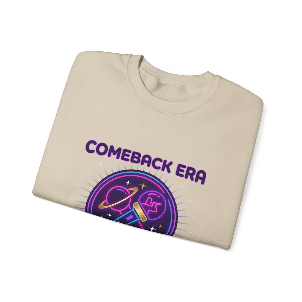 Comeback Era Global Crewneck | K-pop comeback, fan chant, purple era