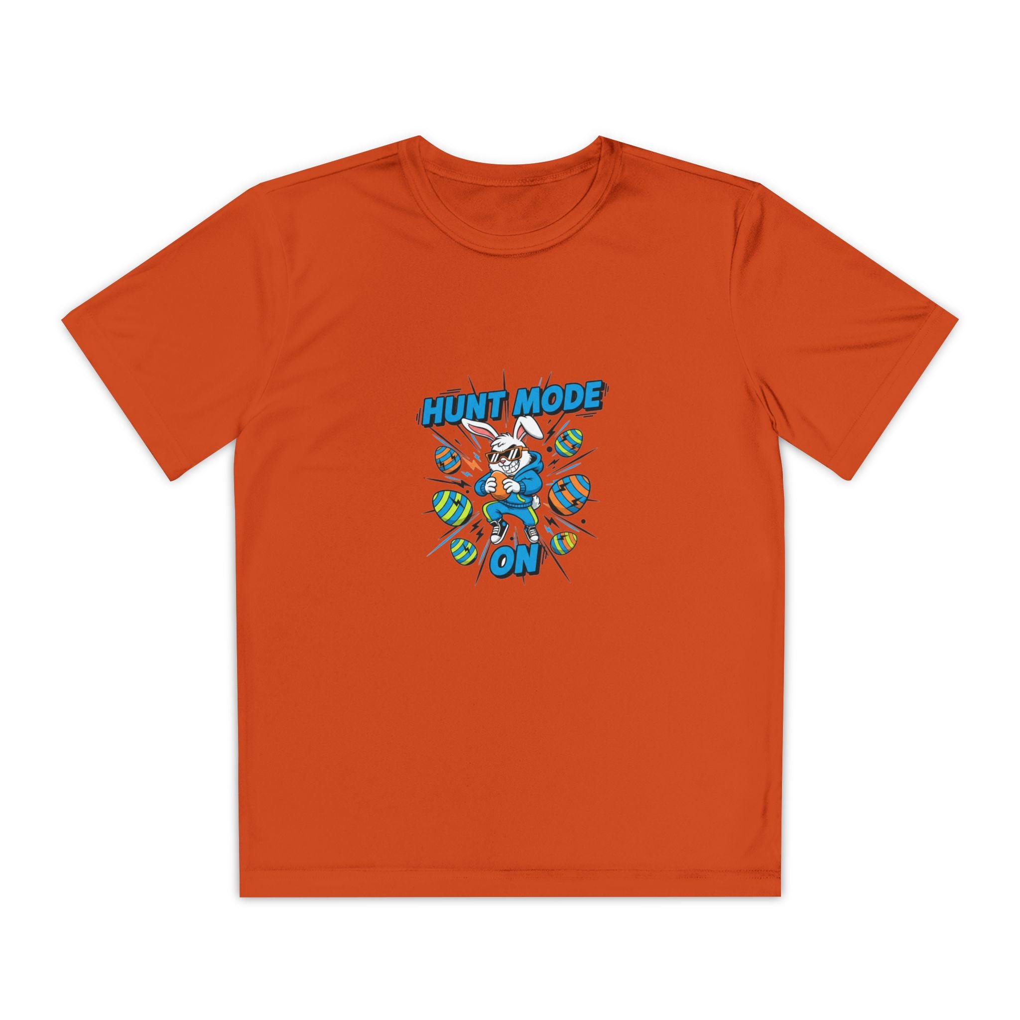 Hunt Mode On Youth T-Shirt | Hunting Mascot Tee