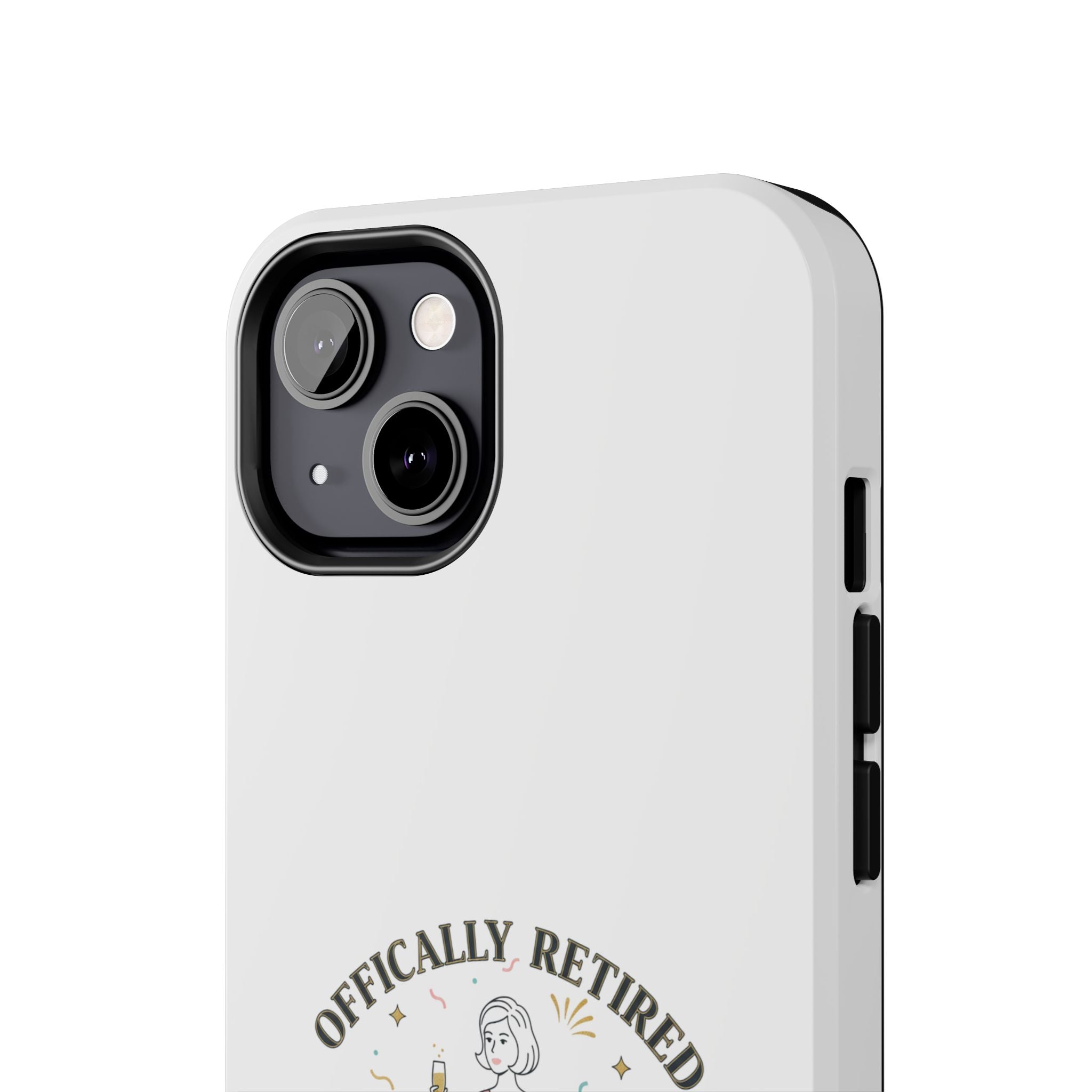 Officially Retired Still Fabulous Phone Case | Retirement, Retro Lady