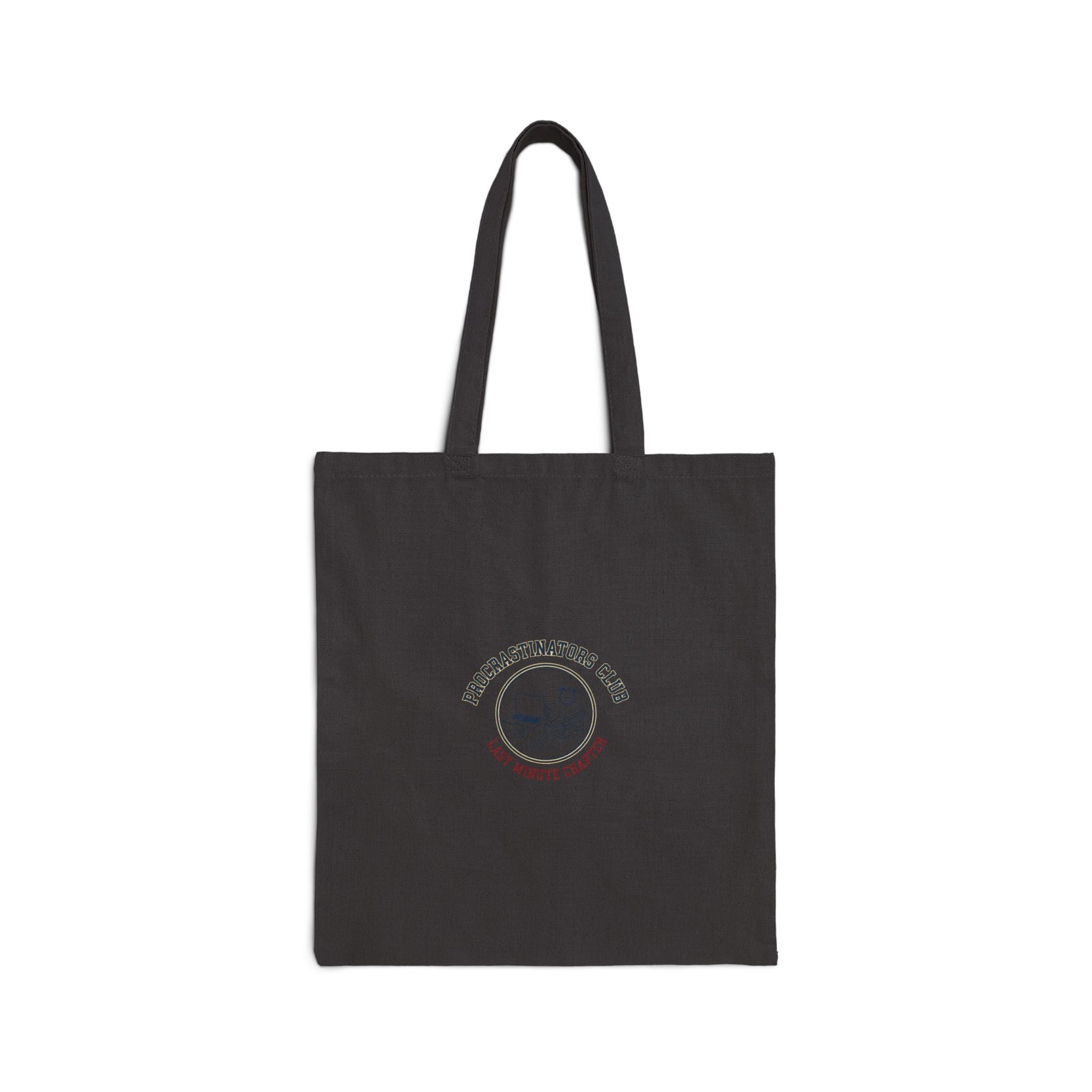 Procrastinators Club Tote | varsity style, irony club merch
