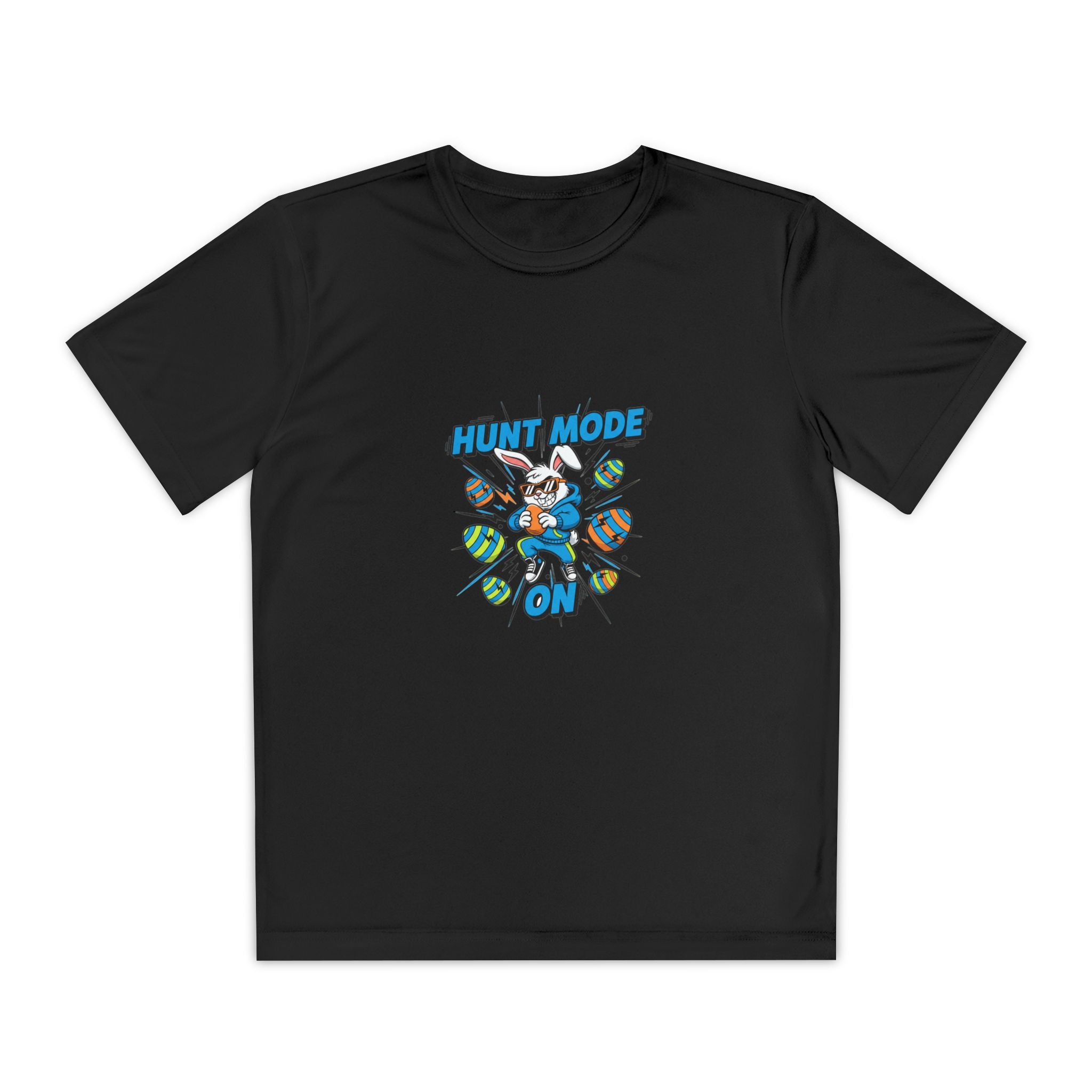Hunt Mode On Youth T-Shirt | Hunting Mascot Tee
