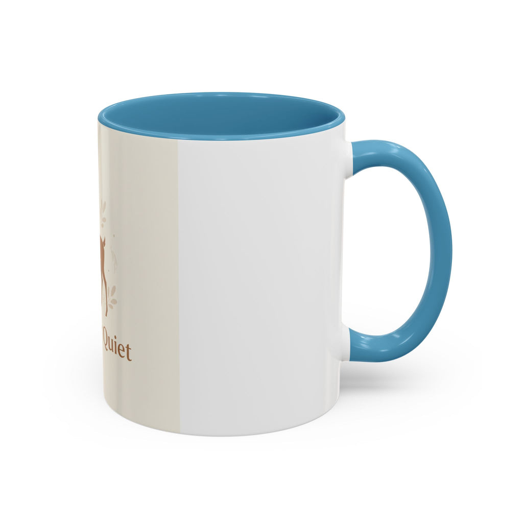 Find Your Quiet Deer Coffee Mug — Rustic Motivational Accent Mug