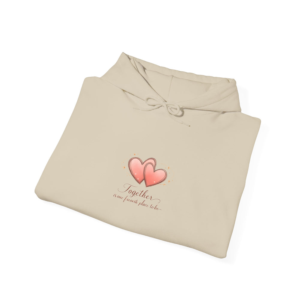 Together Time Heart Hoodie | date night at home, cozy couple