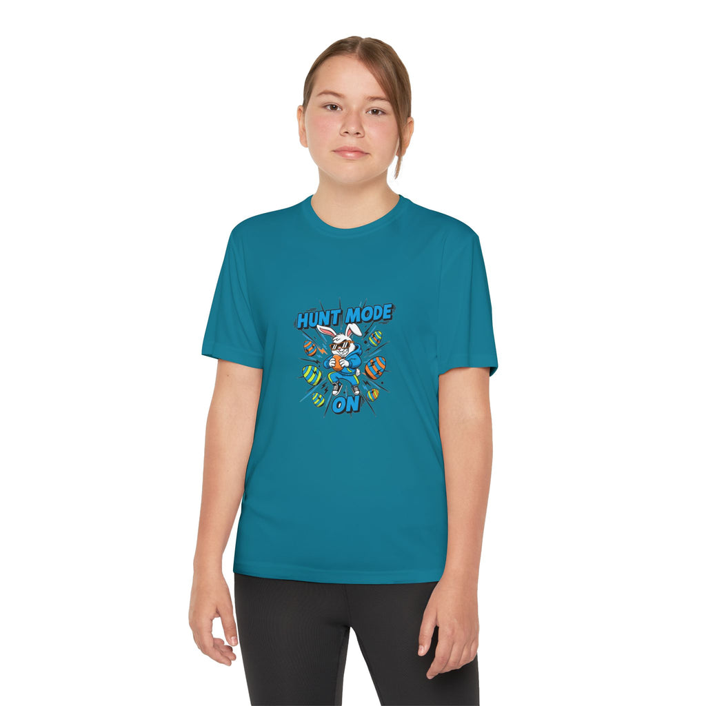 Hunt Mode On Youth T-Shirt | Hunting Mascot Tee