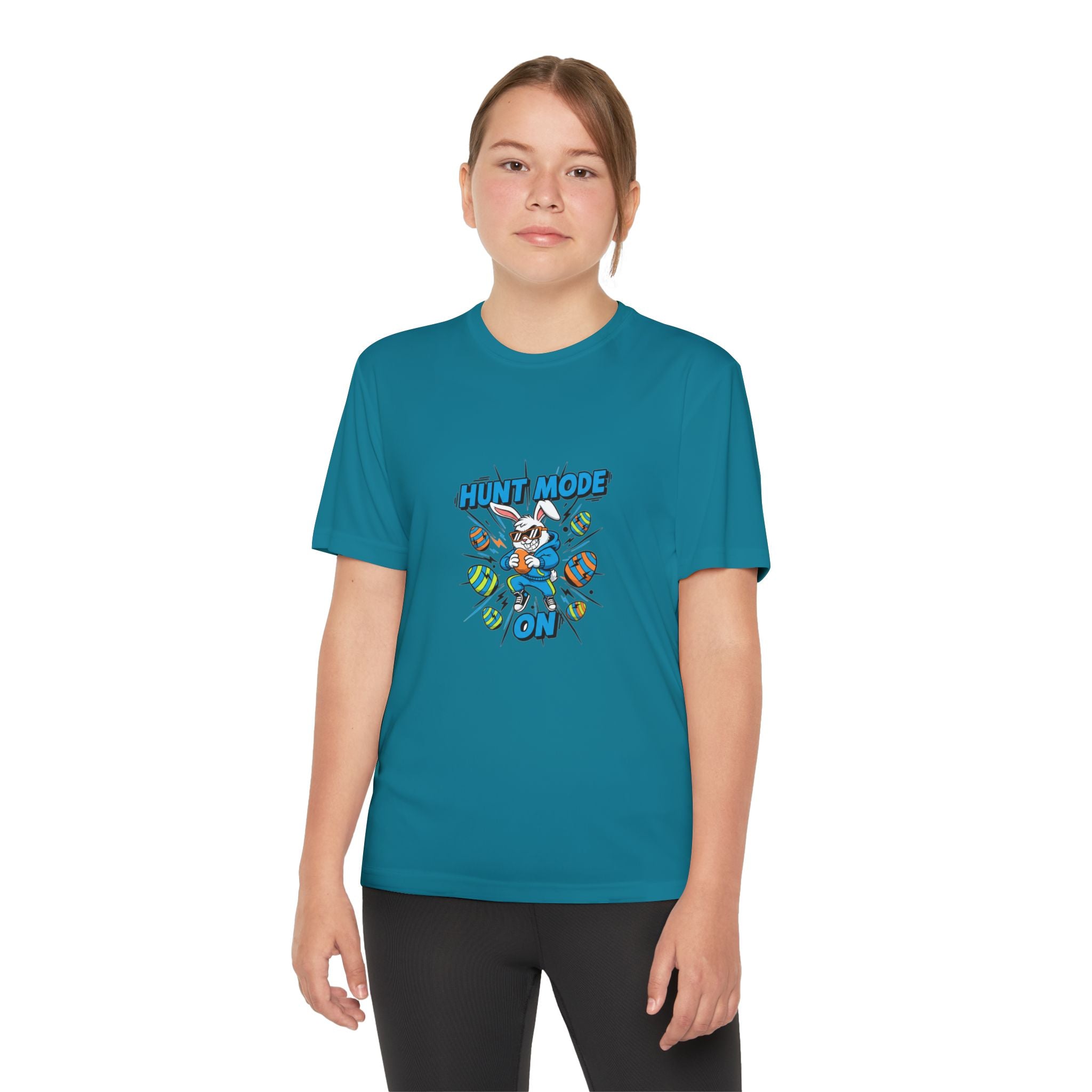 Hunt Mode On Youth T-Shirt | Hunting Mascot Tee