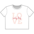 Love Every Day Cropped Tee
