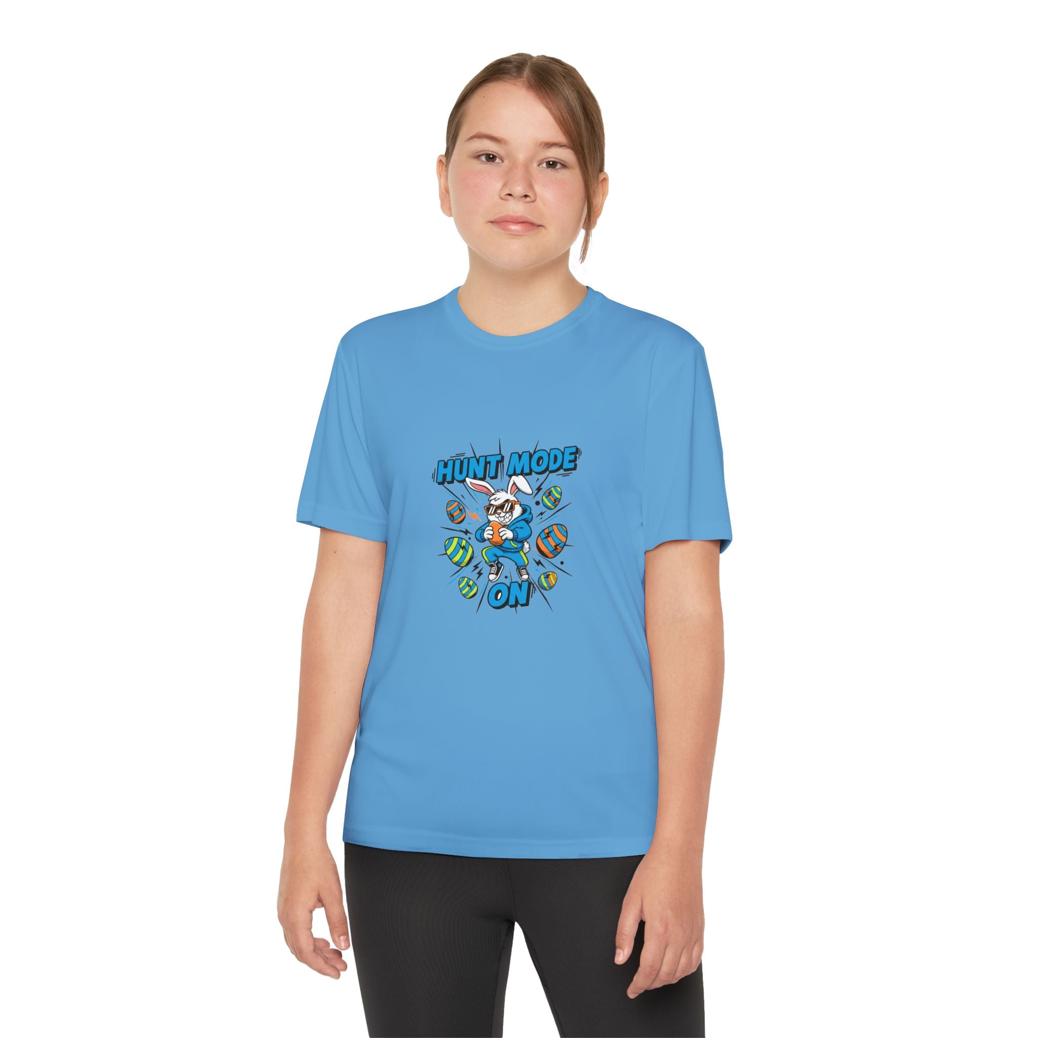 Hunt Mode On Youth T-Shirt | Hunting Mascot Tee