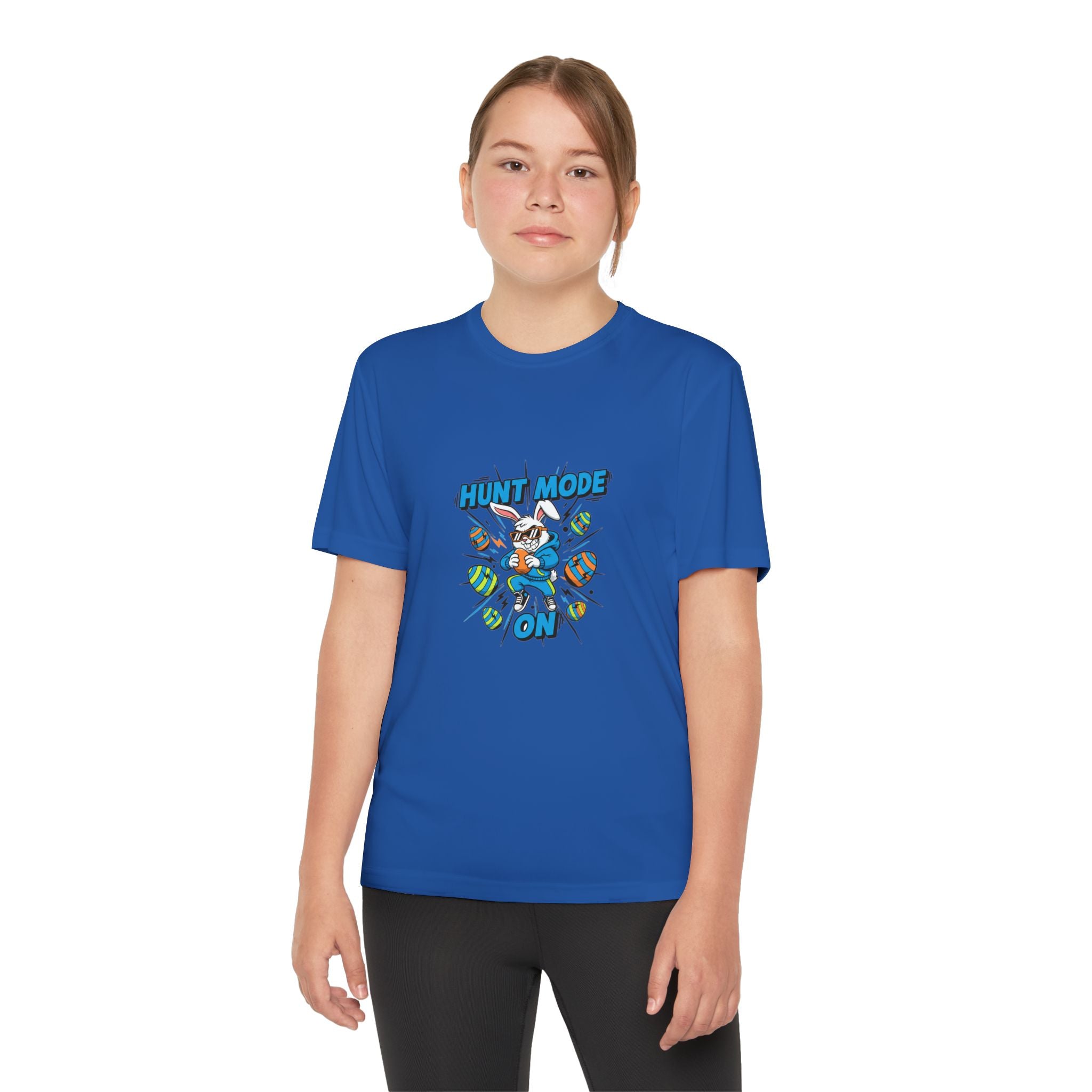 Hunt Mode On Youth T-Shirt | Hunting Mascot Tee