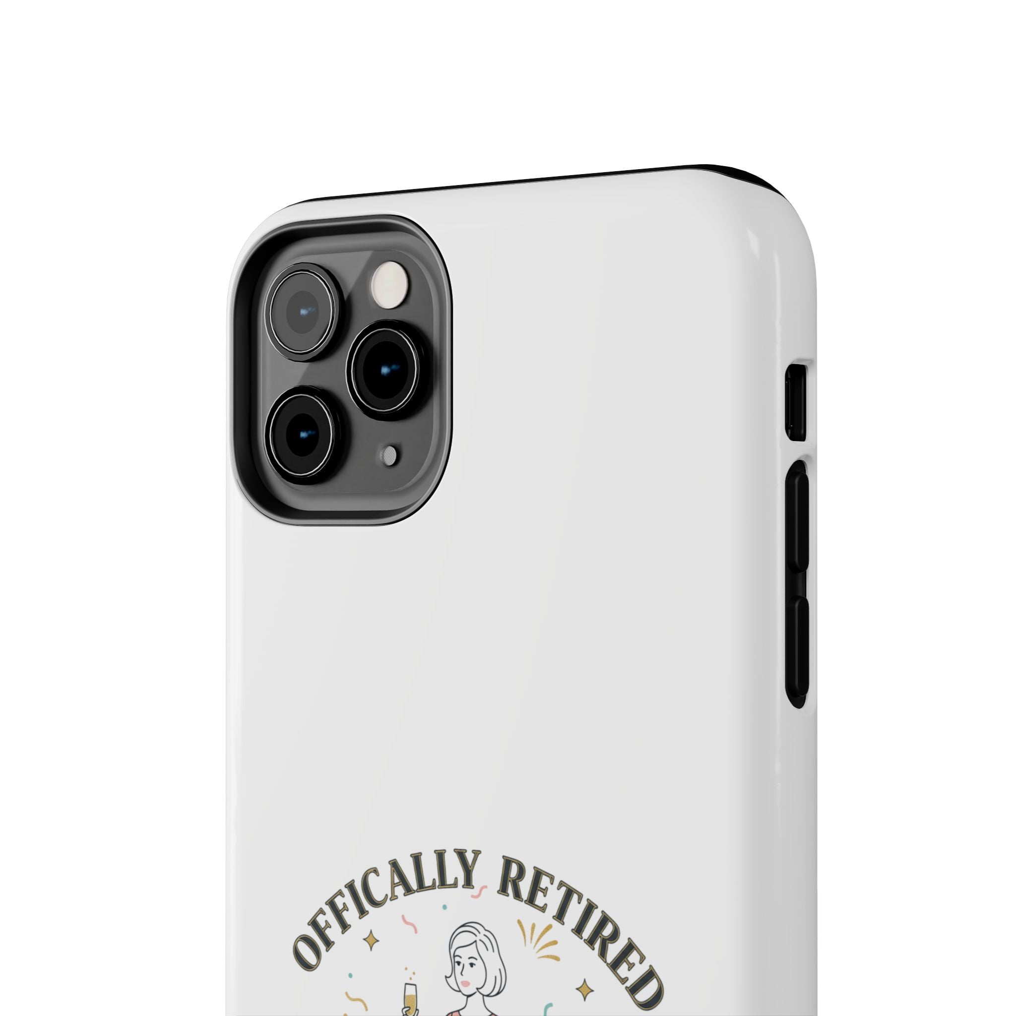 Officially Retired Still Fabulous Phone Case | Retirement, Retro Lady