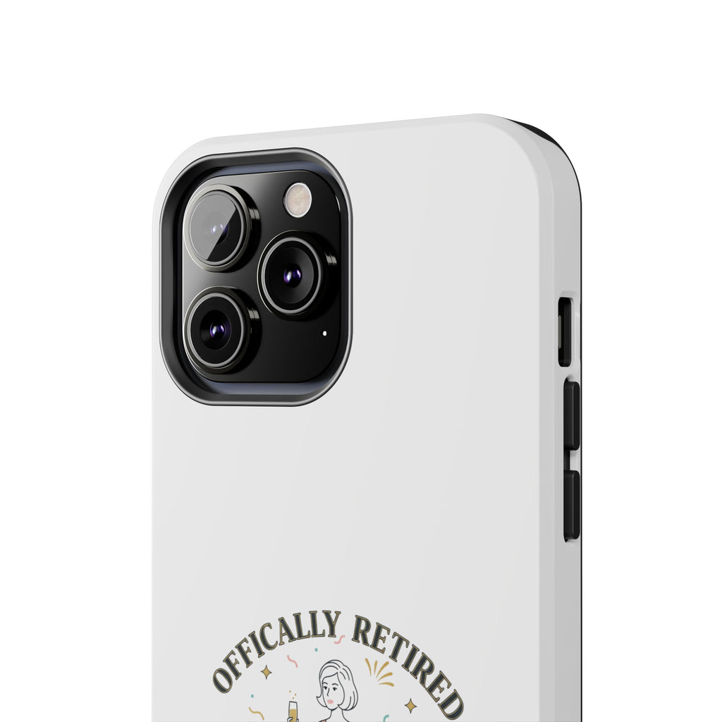 Officially Retired Still Fabulous Phone Case | Retirement, Retro Lady