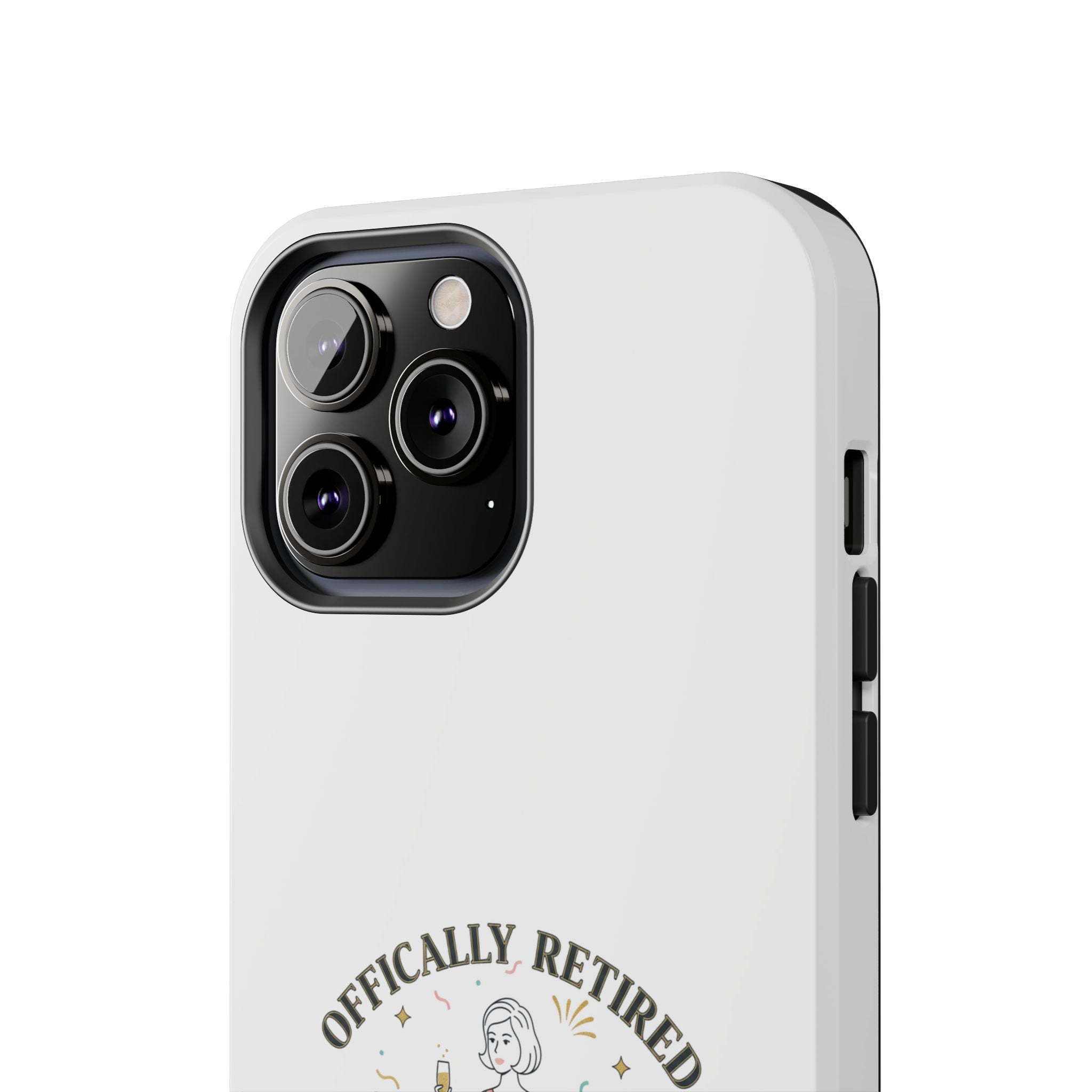 Officially Retired Still Fabulous Phone Case | Retirement, Retro Lady
