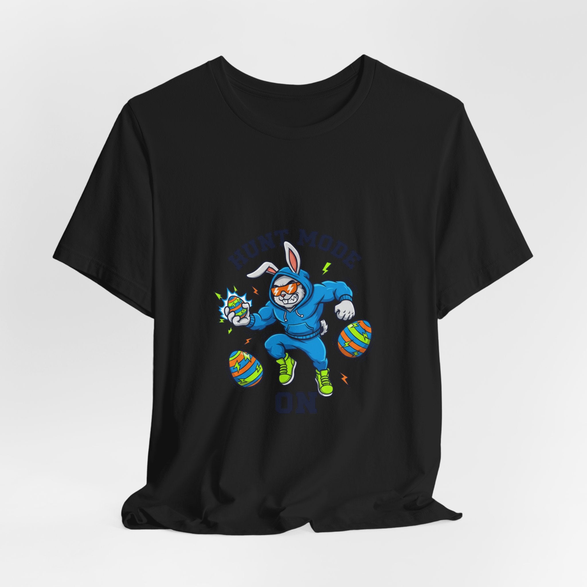 Hunt Mode On Easter Graphic Tee | boys Easter shirt, egg hunter, dinosaur egg
