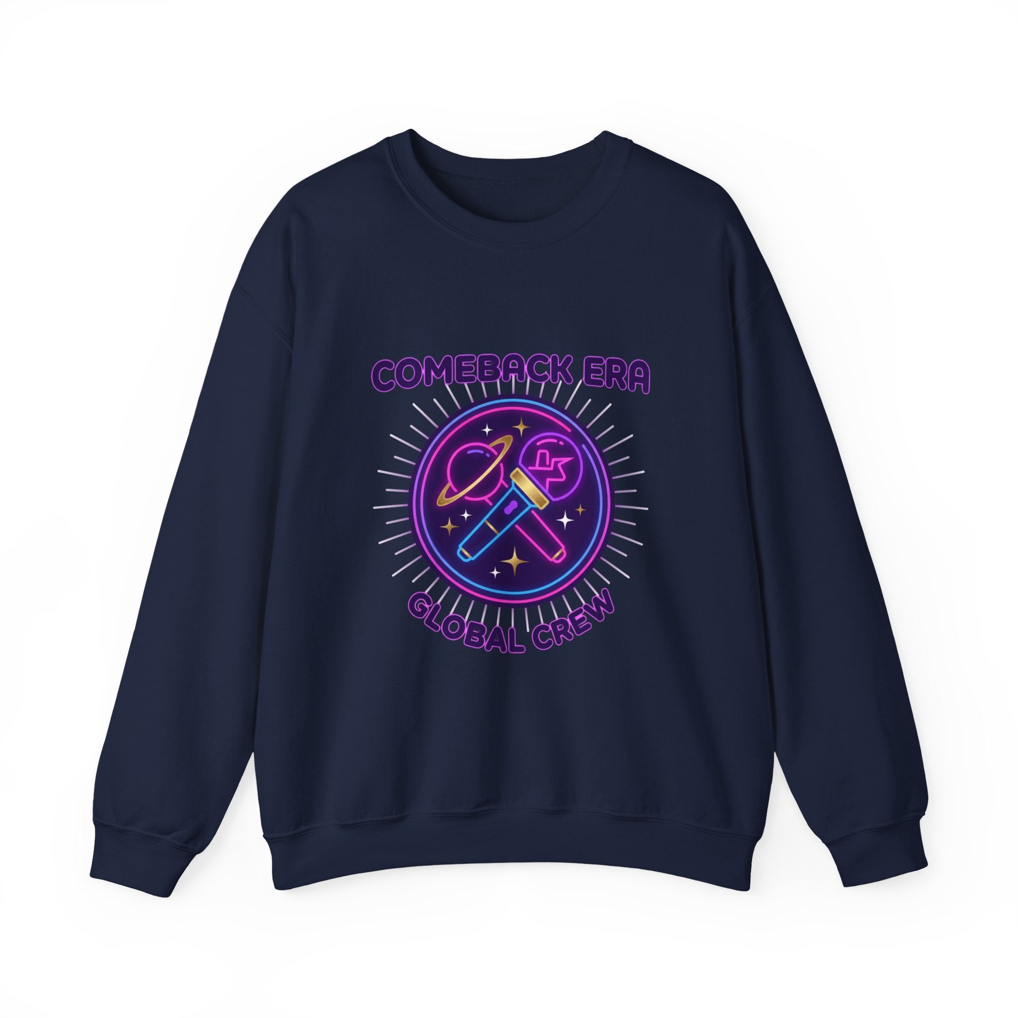 Comeback Era Global Crewneck | K-pop comeback, fan chant, purple era