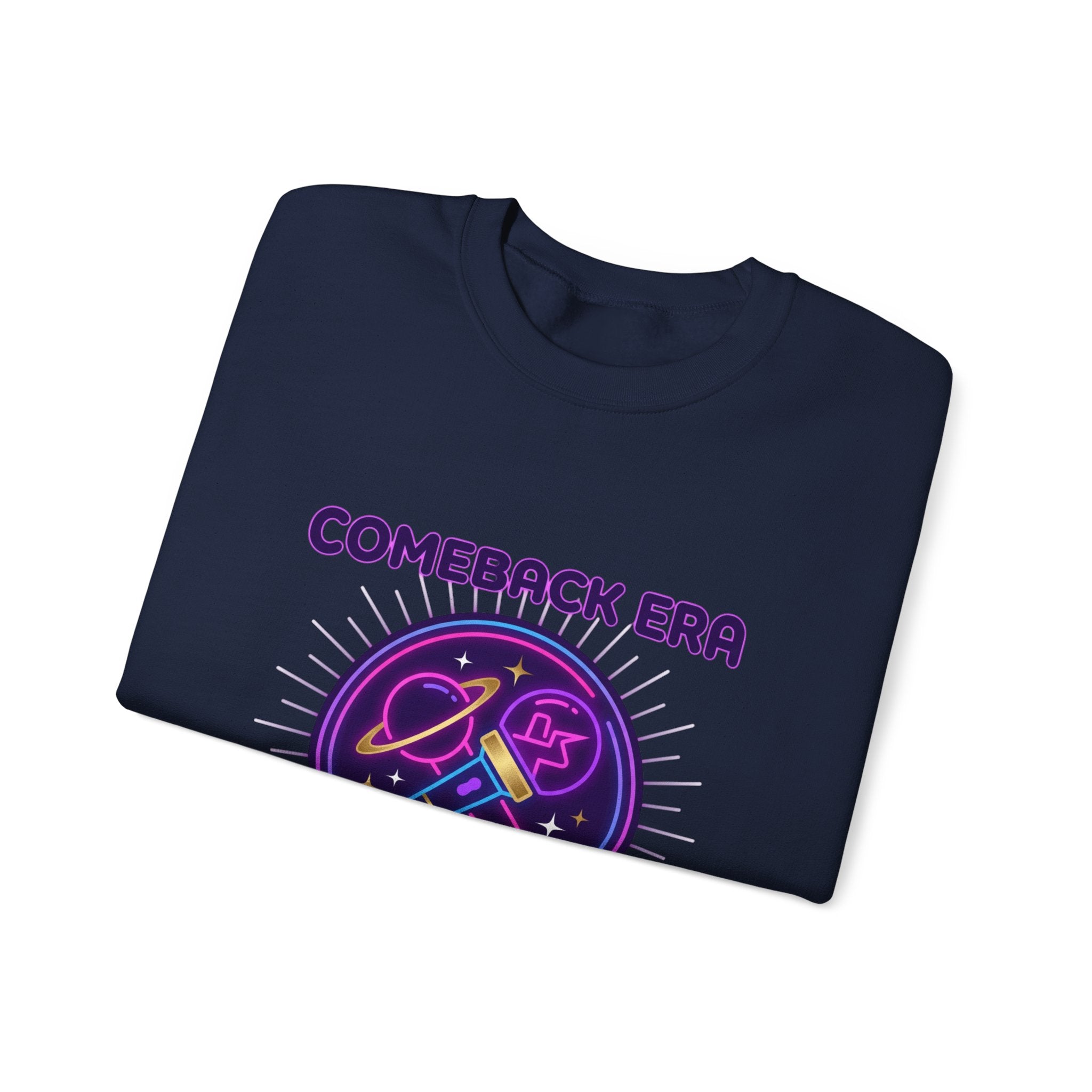 Comeback Era Global Crewneck | K-pop comeback, fan chant, purple era